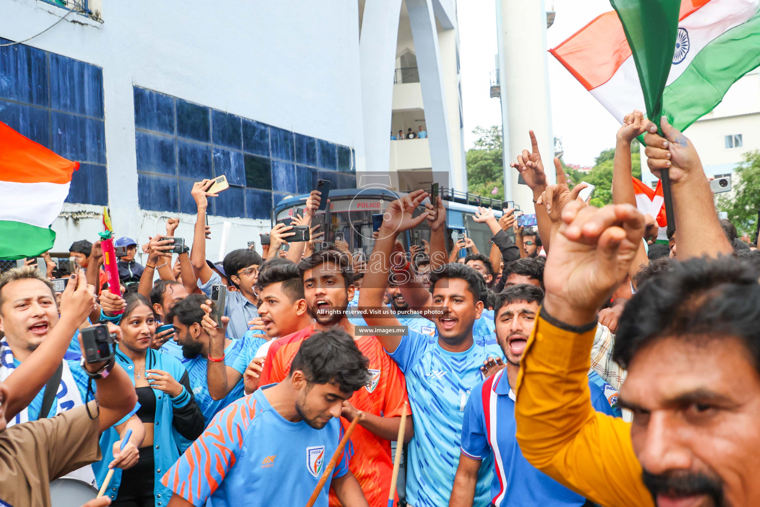 Kuwait vs India in the Final of SAFF Championship 2023 held in Sree Kanteerava Stadium, Bengaluru, India, on Tuesday, 4th July 2023. Photos: Nausham Waheed / images.mv