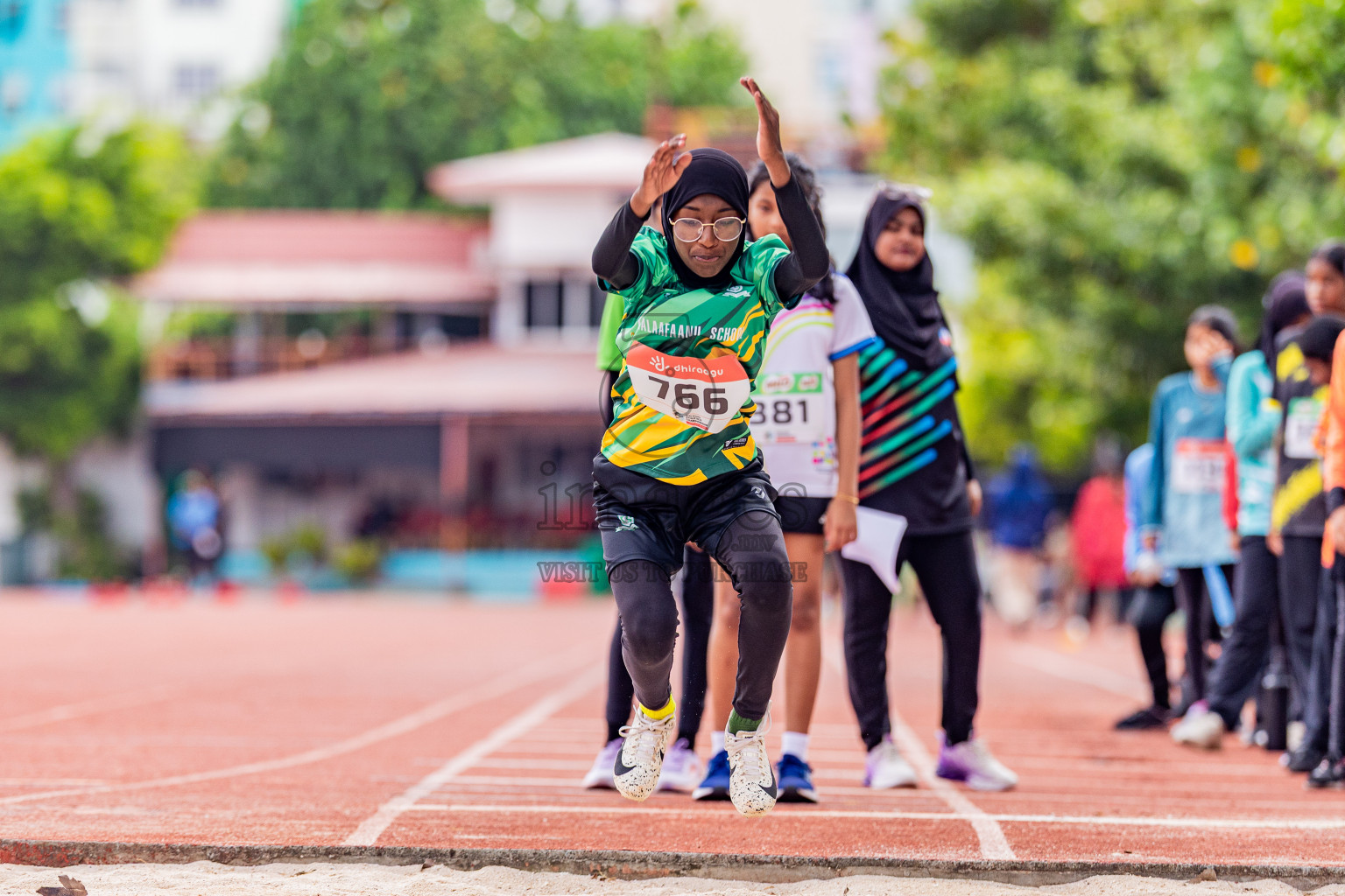 Day 4 of Inter-school Athletics Championship 2025 held in Ekuveni Synthetic Track, Male', Maldives on Thursday, 09th October 2025. Photos by: Areef Adam / Images.mv