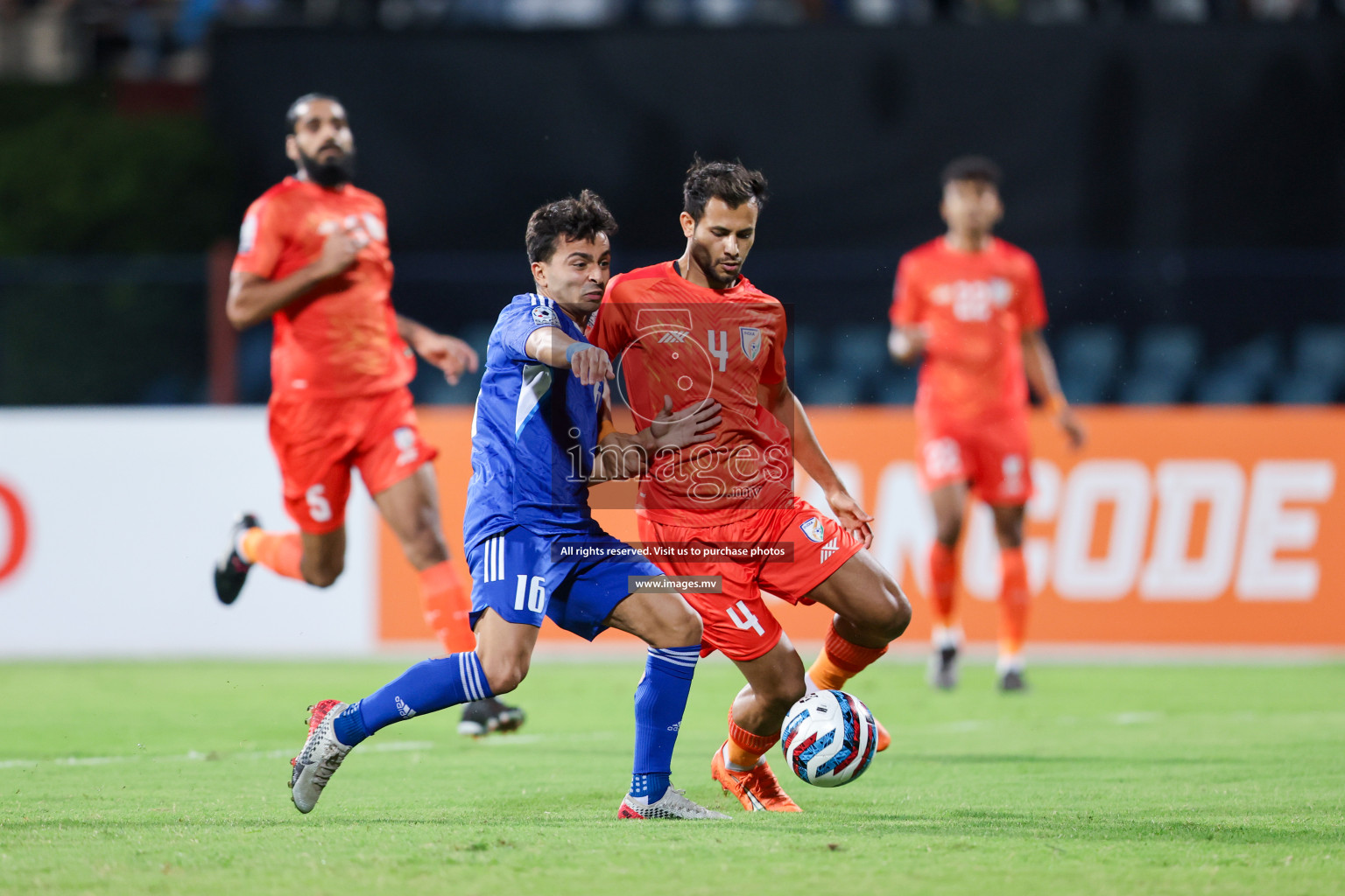 Kuwait vs India in the Final of SAFF Championship 2023 held in Sree Kanteerava Stadium, Bengaluru, India, on Tuesday, 4th July 2023. Photos: Nausham Waheed / images.mv