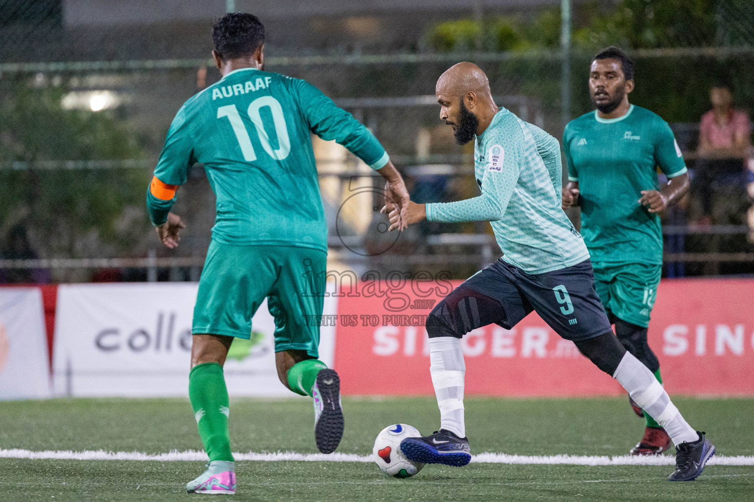 Team Dharumavantha vs Hiya Club in Club Maldives Classic 2024 held in Rehendi Futsal Ground, Hulhumale', Maldives on Sunday, 8th September 2024. 
Photos: Ismail Thoriq / images.mv