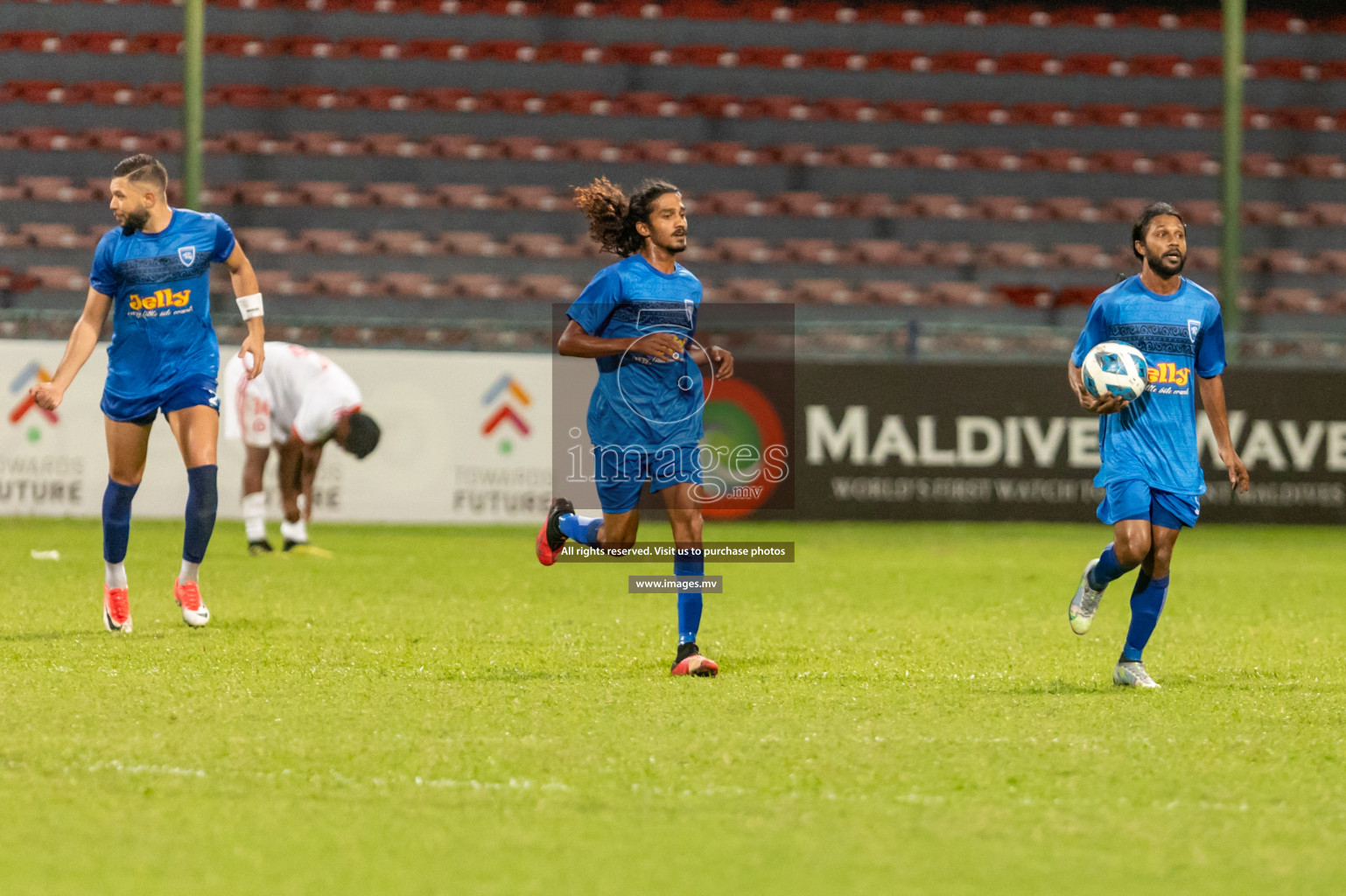 Kuda Henveiru United vs Buru Sports Club in 2nd Division 2022 on 14th July 2022, held in National Football Stadium, Male', Maldives Photos: Hassan Simah / Images.mv