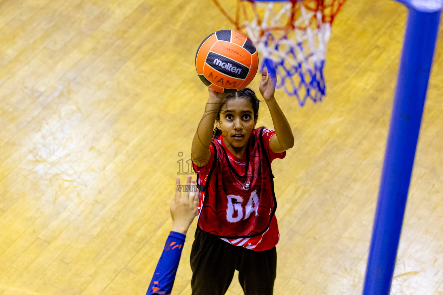 Day 6 of 25th Inter-School Netball Tournament was held in Social Center at Male', Maldives on Thursday, 15th August 2024. Photos: Nausham Waheed / images.mv