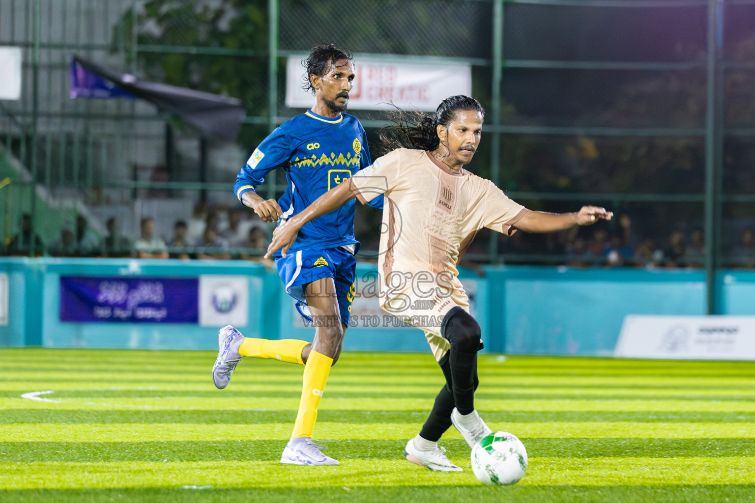 Dee Cee Jay SC vs Fools SC in Semi Finals of Laamehi Dhiggaru Ekuveri Futsal Challenge 2025 was held on Sunday, 27th July 2025, at Dhiggaru Futsal Ground, Dhiggaru, Maldives Photos: Areef Adam / images.mv