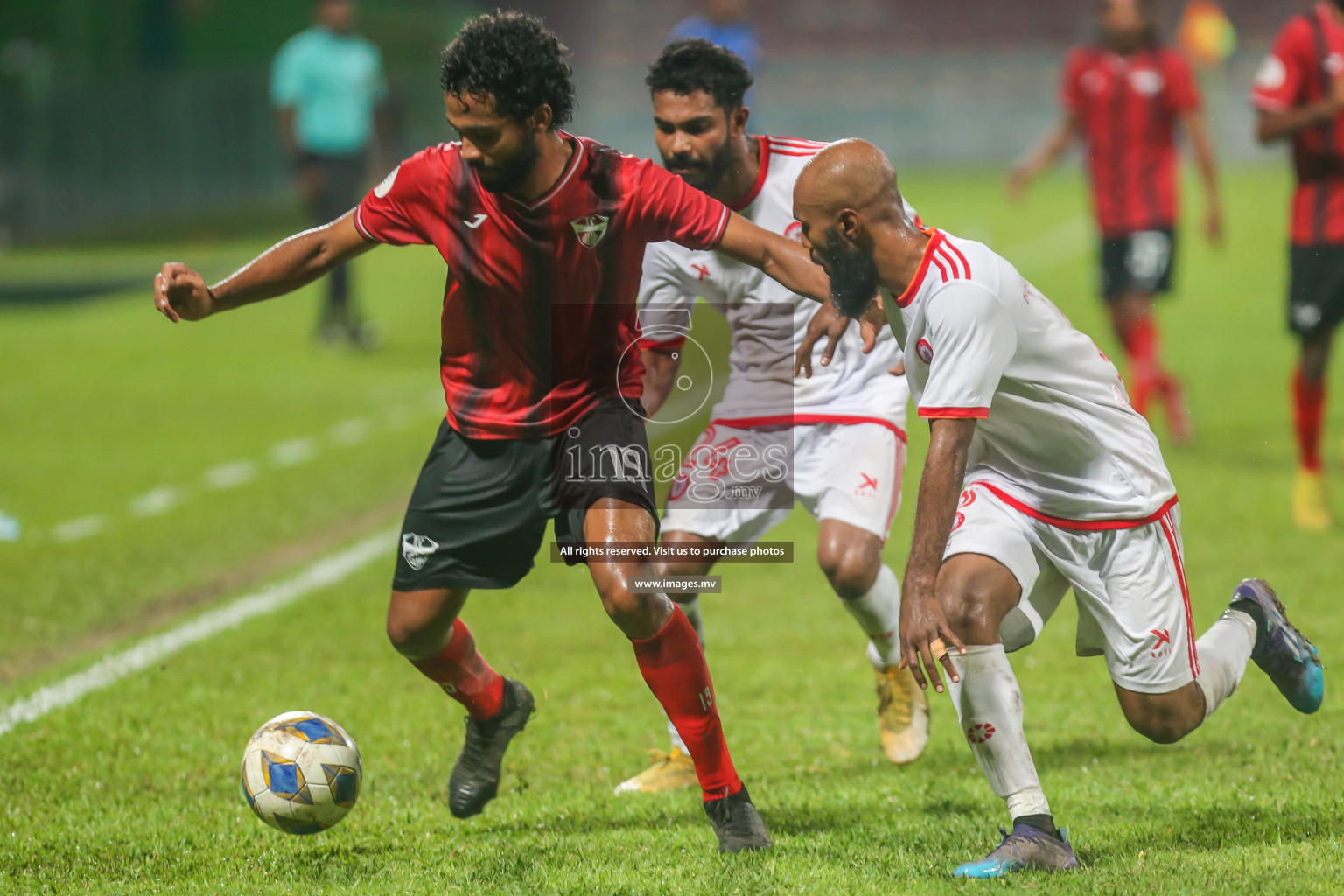 President's Cup 2023 - TC Sports Club vs Buru Sports Club, held in National Football Stadium, Male', Maldives  Photos: Mohamed Mahfooz Moosa/ Images.mv