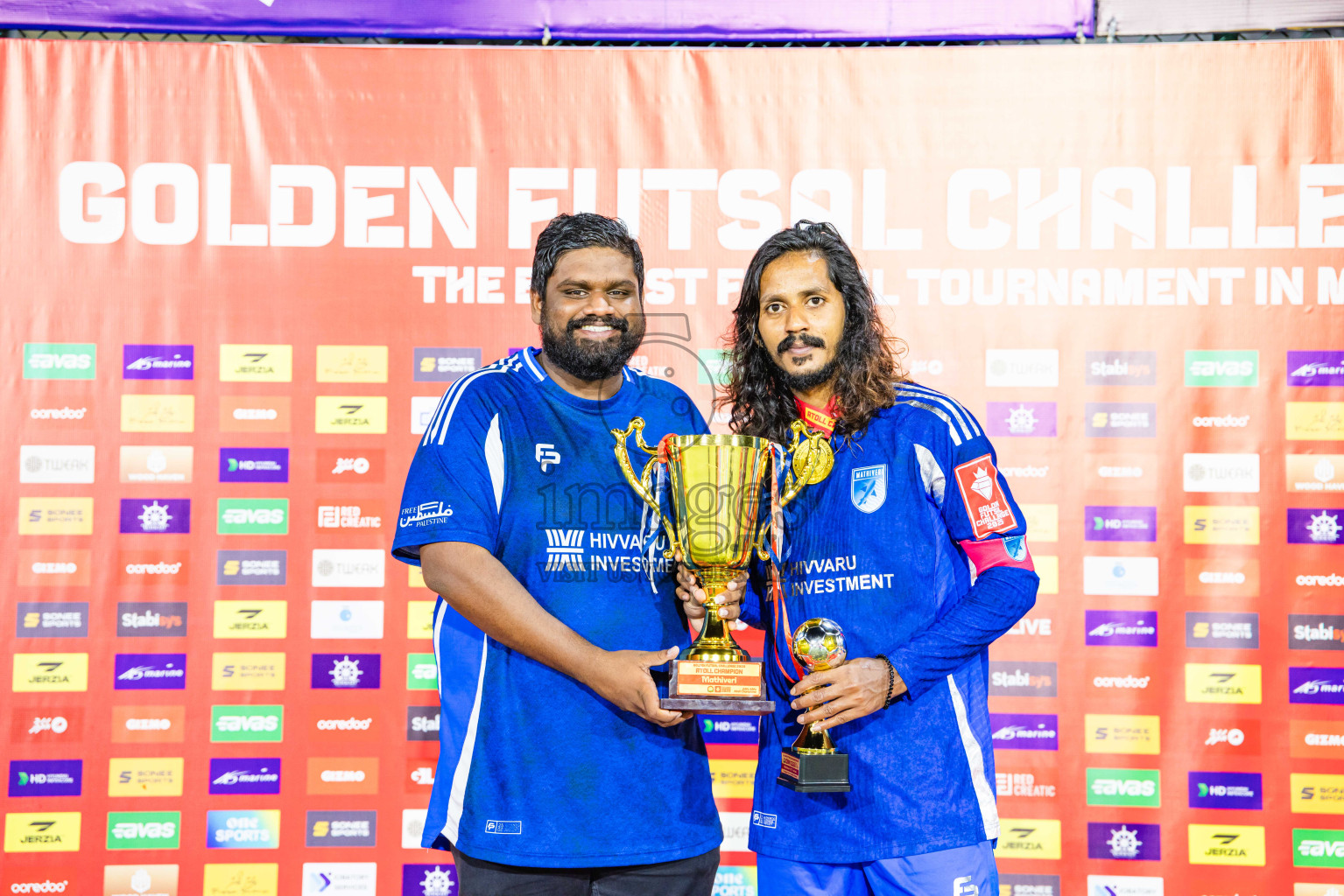 AA. Mathiveri VS AA. Thoddoo in Atoll Round Final on Day 20 of Golden Futsal Challenge 2025 was held on Thursday, 23rd January 2025, in Hulhumale', Maldives. Photos: Abdulla Abeed / images.mv