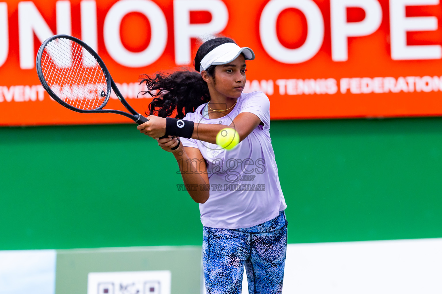 Day 5 of ATF Maldives Junior Open Tennis was held in Male' Tennis Court, Male', Maldives on Monday, 16th December 2024. Photos: Nausham Waheed/ images.mv