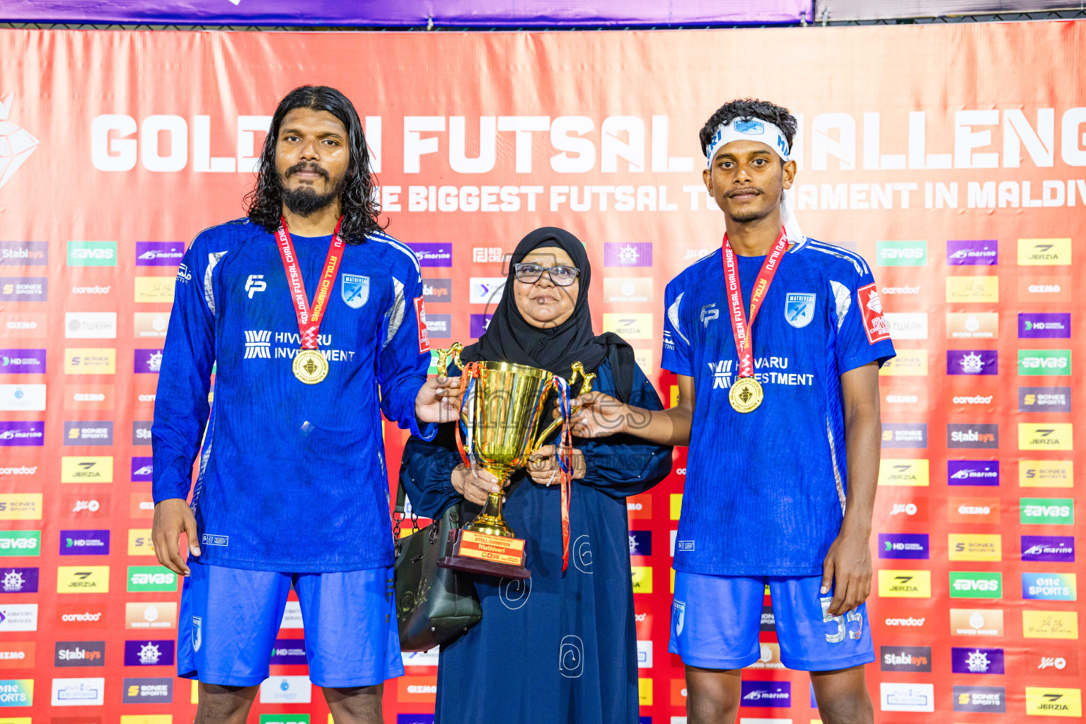 AA. Mathiveri VS AA. Thoddoo in Atoll Round Final on Day 20 of Golden Futsal Challenge 2025 was held on Thursday, 23rd January 2025, in Hulhumale', Maldives. Photos: Abdulla Abeed / images.mv