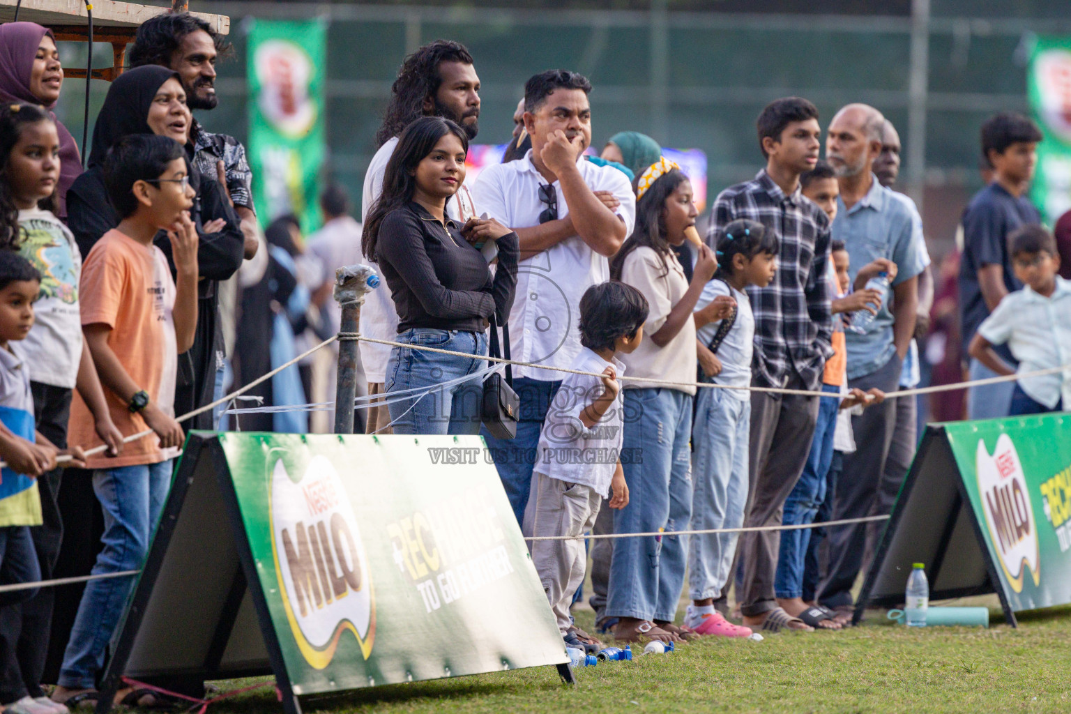 Day 2 of MILO Academy Championship 2025 was held on Friday, 14th February 2025 in Henveiru Stadium. 
Photos: Hassan Simah / Images.mv