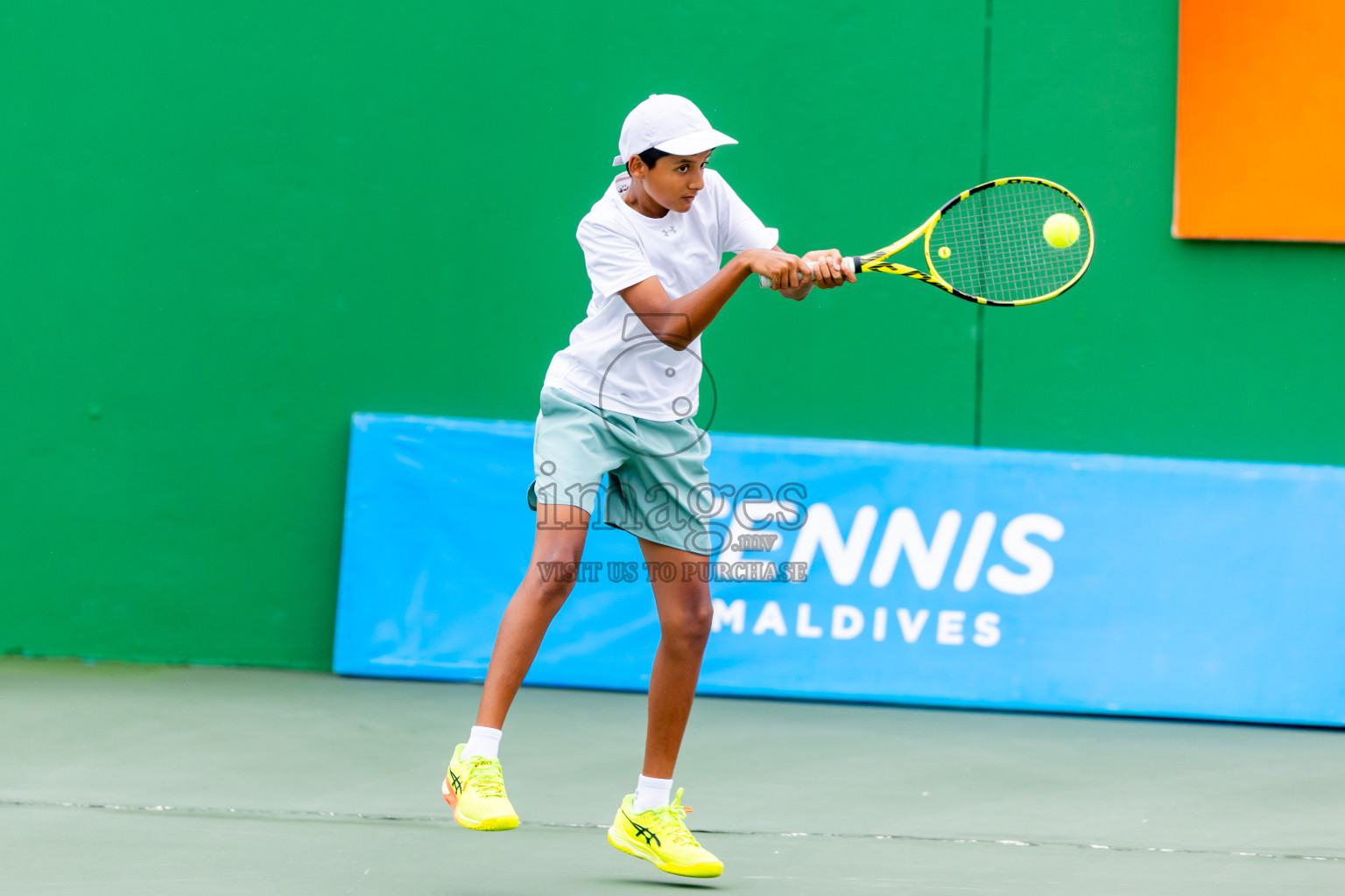 Day 6 of ATF Maldives Junior Open Tennis was held in Male' Tennis Court, Male', Maldives on Tuesday, 17th December 2024. Photos: Nausham Waheed/ images.mv