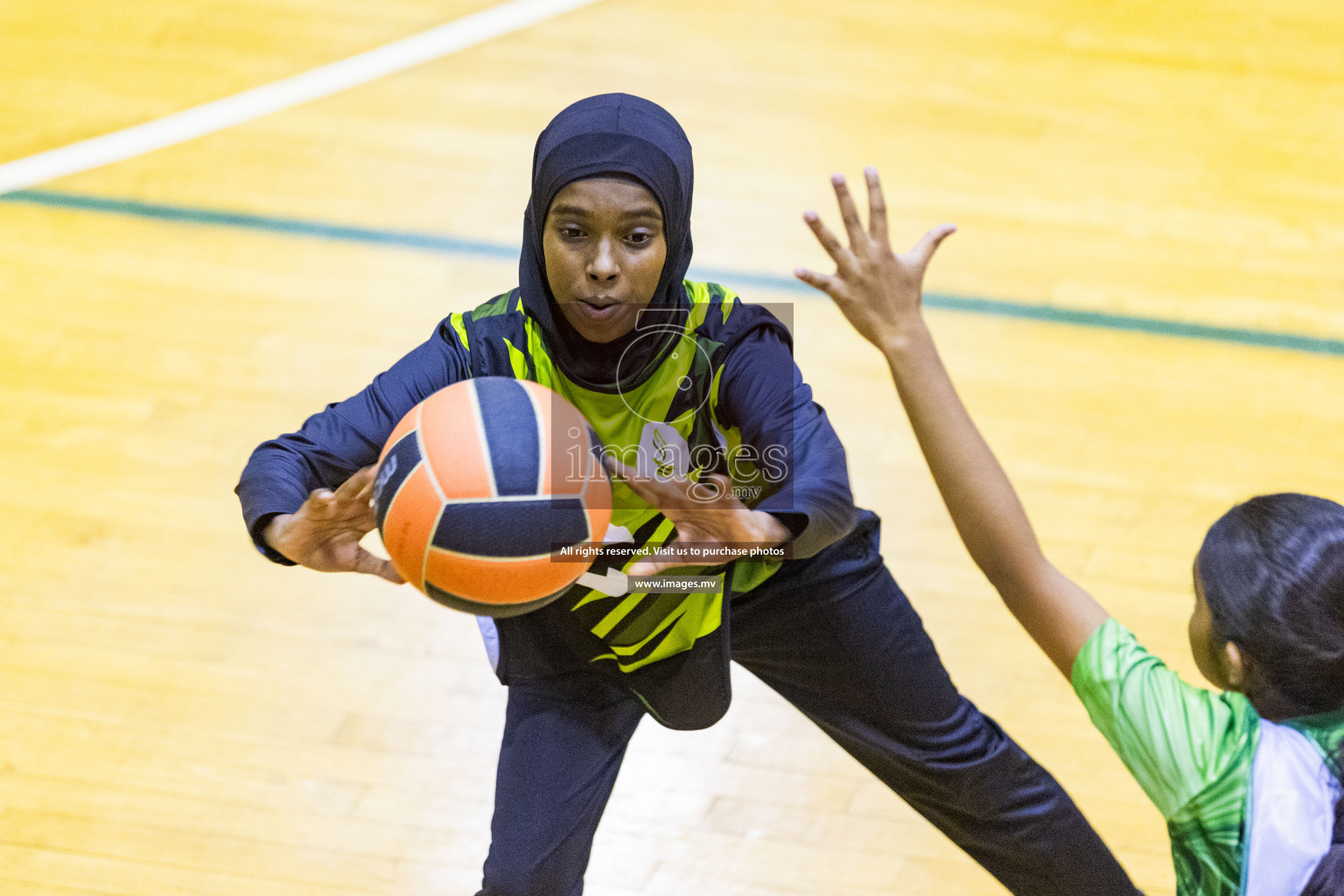 Day3 of 24th Interschool Netball Tournament 2023 was held in Social Center, Male', Maldives on 29th October 2023. Photos: Nausham Waheed, Mohamed Mahfooz Moosa / images.mv