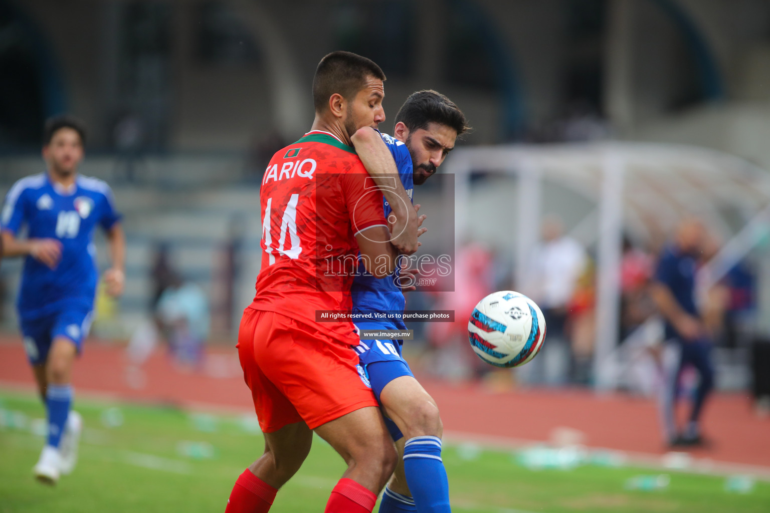 Kuwait vs Bangladesh in the Semi-final of SAFF Championship 2023 held in Sree Kanteerava Stadium, Bengaluru, India, on Saturday, 1st July 2023. Photos: Nausham Waheed, Hassan Simah / images.mv