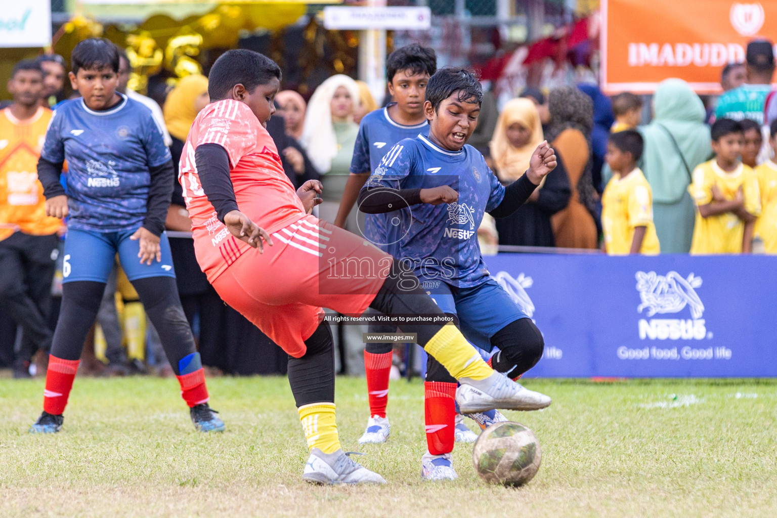 Day 3 of Nestle Kids Football Fiesta, held in Henveyru Football Stadium, Male', Maldives on Friday, 13th October 2023 Photos: Nausham Waheed/ images.mv