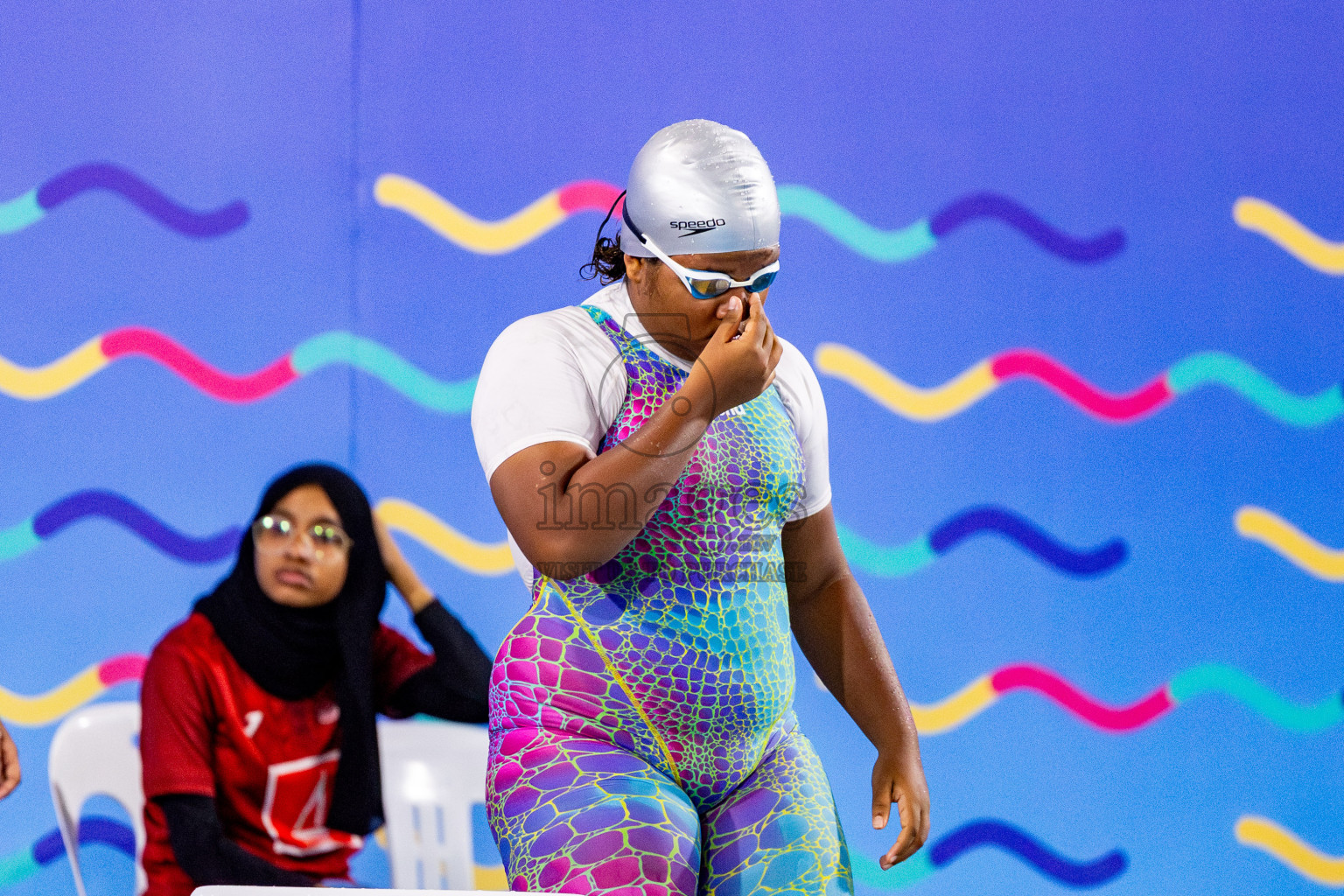 Day 3 of National Swimming Competition 2024 held in Hulhumale', Maldives on Sunday, 15th December 2024. Photos: Nausham Waheed/ images.mv