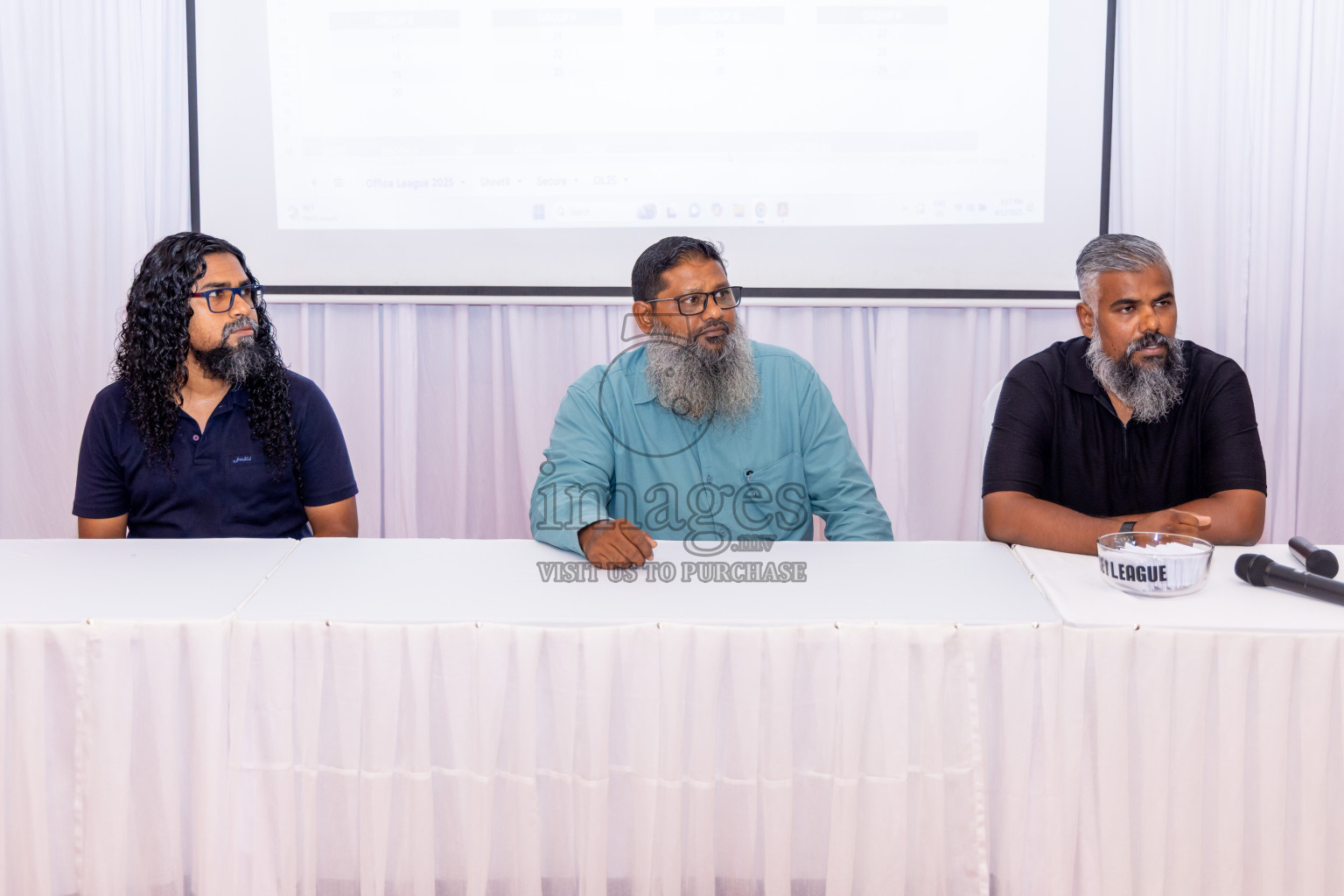 Draw Ceremony of Office League 2025 held in Male', Maldives on Saturday, 12th April 2025. Photos: Nausham Waheed / images.mv