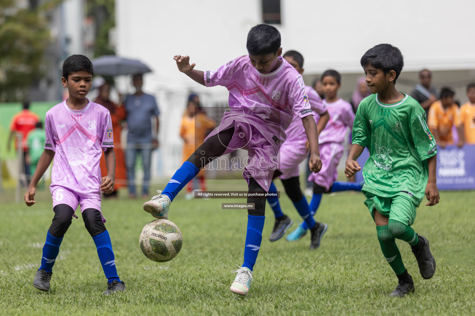 Day 1 of Nestle kids football fiesta, held in Henveyru Football Stadium, Male', Maldives on Wednesday, 11th October 2023 Photos: Shut Abdul Sattar/ Images.mv