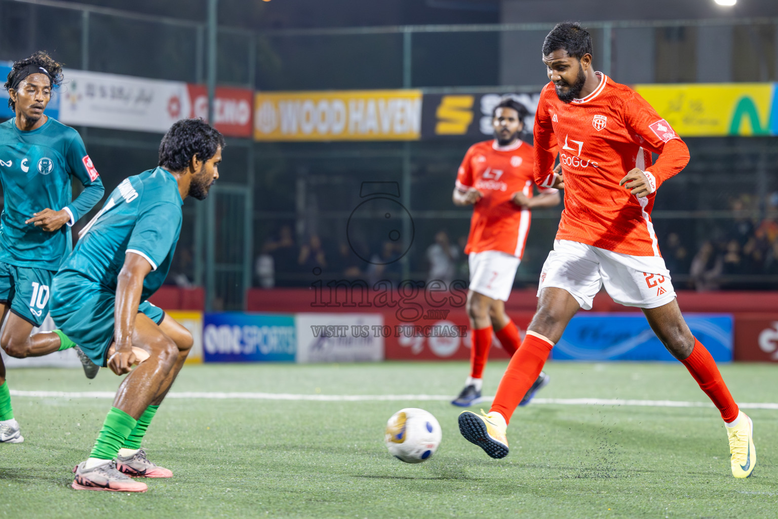 HA Ihavandhoo vs HA Muraidhoo in Day 5 of Golden Futsal Challenge 2025 on Thursday, 9th January 2025, in Hulhumale', Maldives
Photos: Ismail Thoriq / images.mv