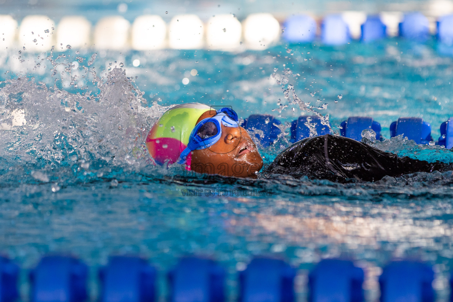 Day 6 of 4th National Kids Swimming Festival 2023 on 6th December 2023, held in Hulhumale', Maldives Photos: Nausham Waheed / Images.mv