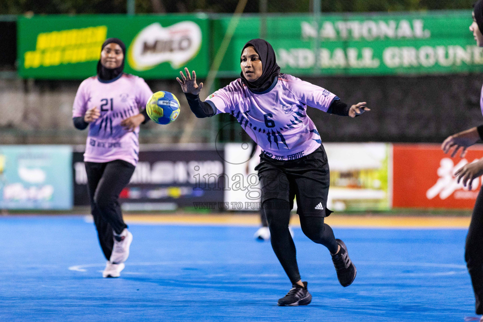 Day 7 of 10th National Handball Tournament 2023, held in Handball ground, Male', Maldives on Sunday, 4th December 2023 Photos: Nausham Waheed/ Images.mv