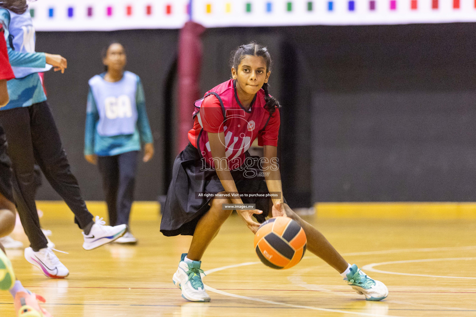 Final of 24th Interschool Netball Tournament 2023 was held in Social Center, Male', Maldives on 7th November 2023. Photos: Nausham Waheed / images.mv