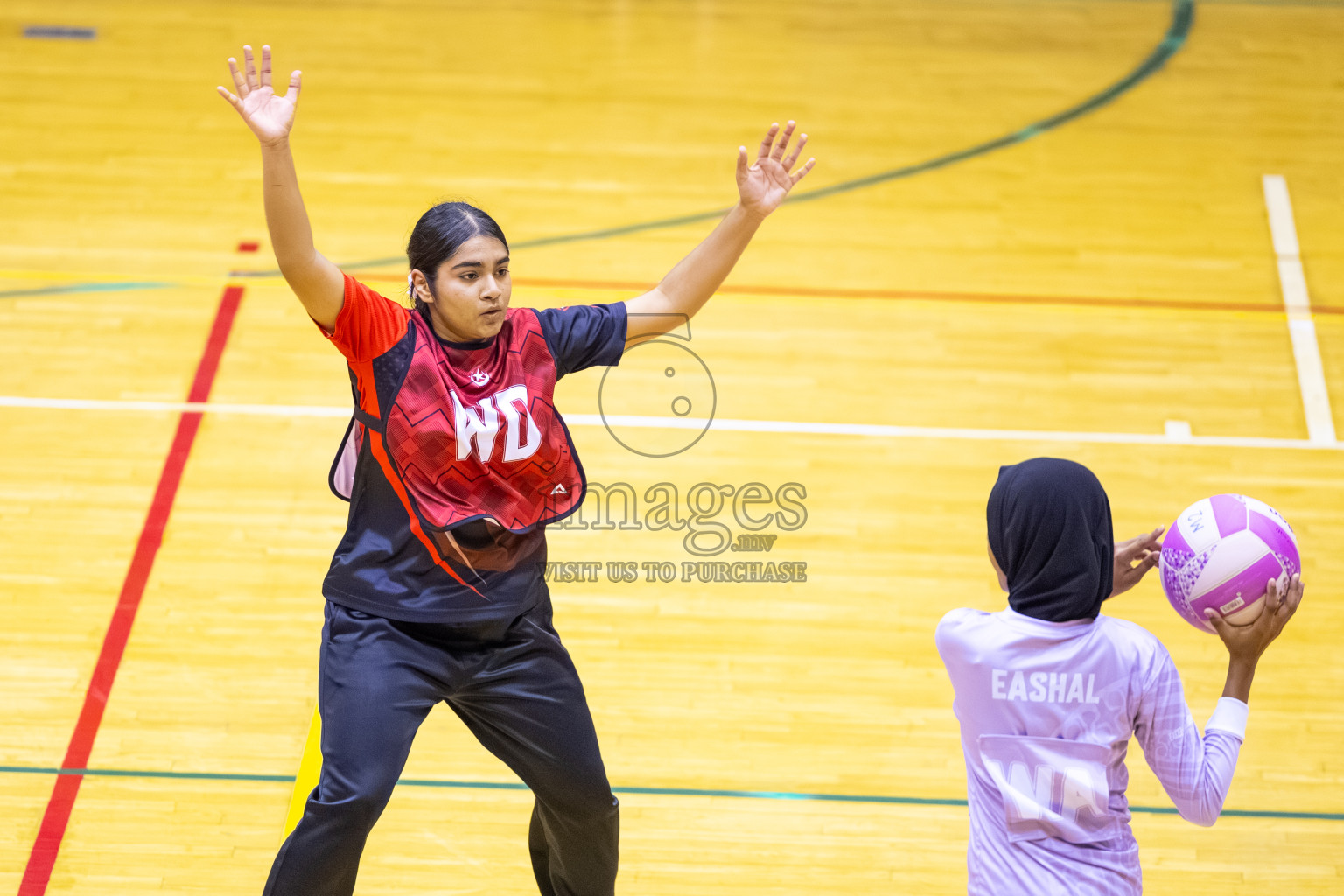 Day 12 of 26th Inter-School Netball Tournament 2025 was held in Social Center Indoor Hall on Thursday, 30th October 2025. Photos: Ismail Thoriq / images.mv