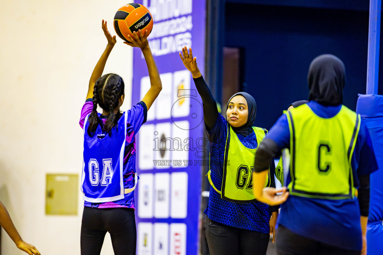 Day 2 of 21st National Netball Tournament was held in Social Canter at Male', Maldives on Thursday, 10th May 2024. Photos: Nausham Waheed / images.mv