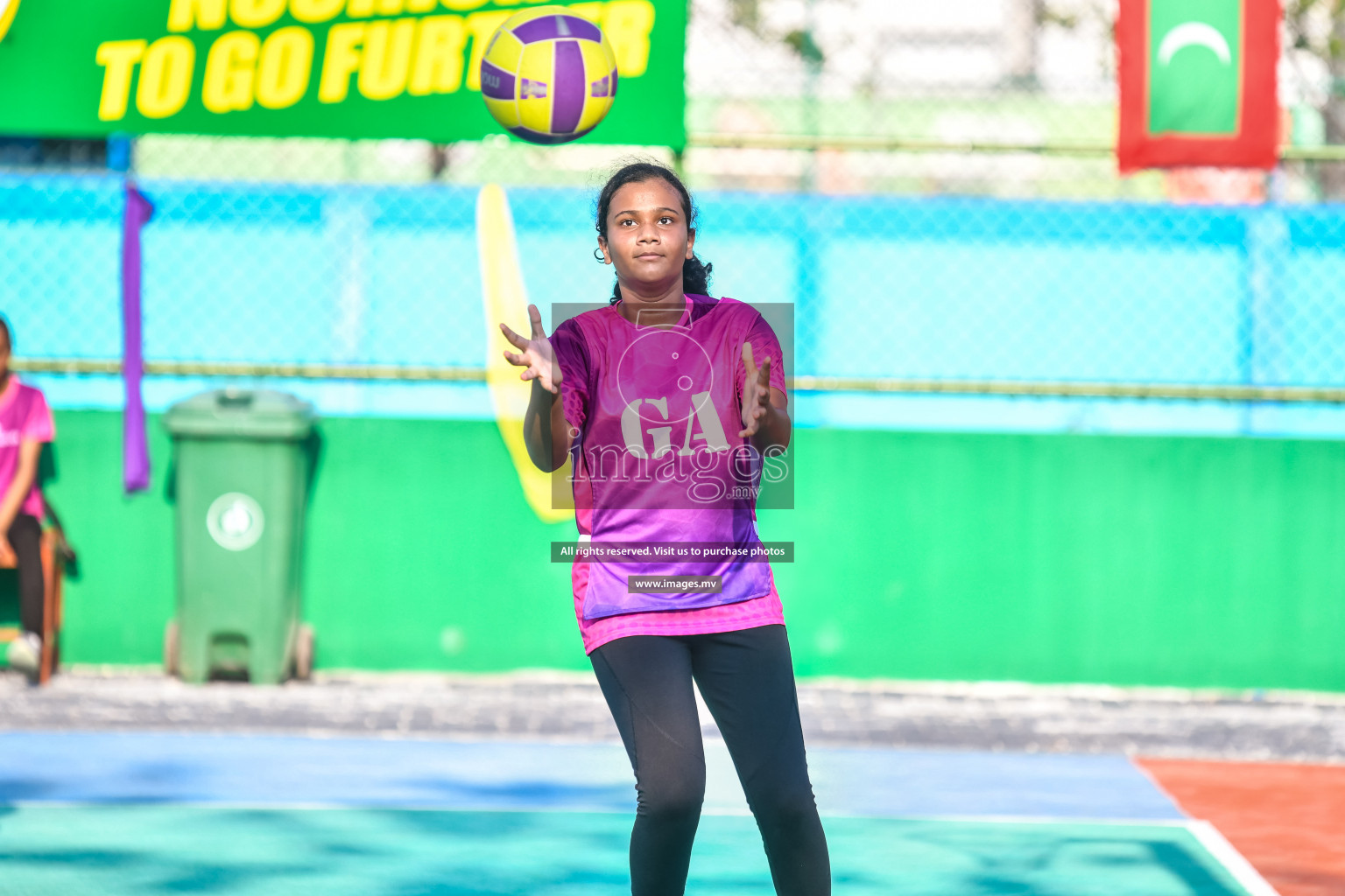 Day 8 of Junior Netball Championship 2022 on 11th March 2022 held in Male', Maldives. Photos by Nausham Waheed