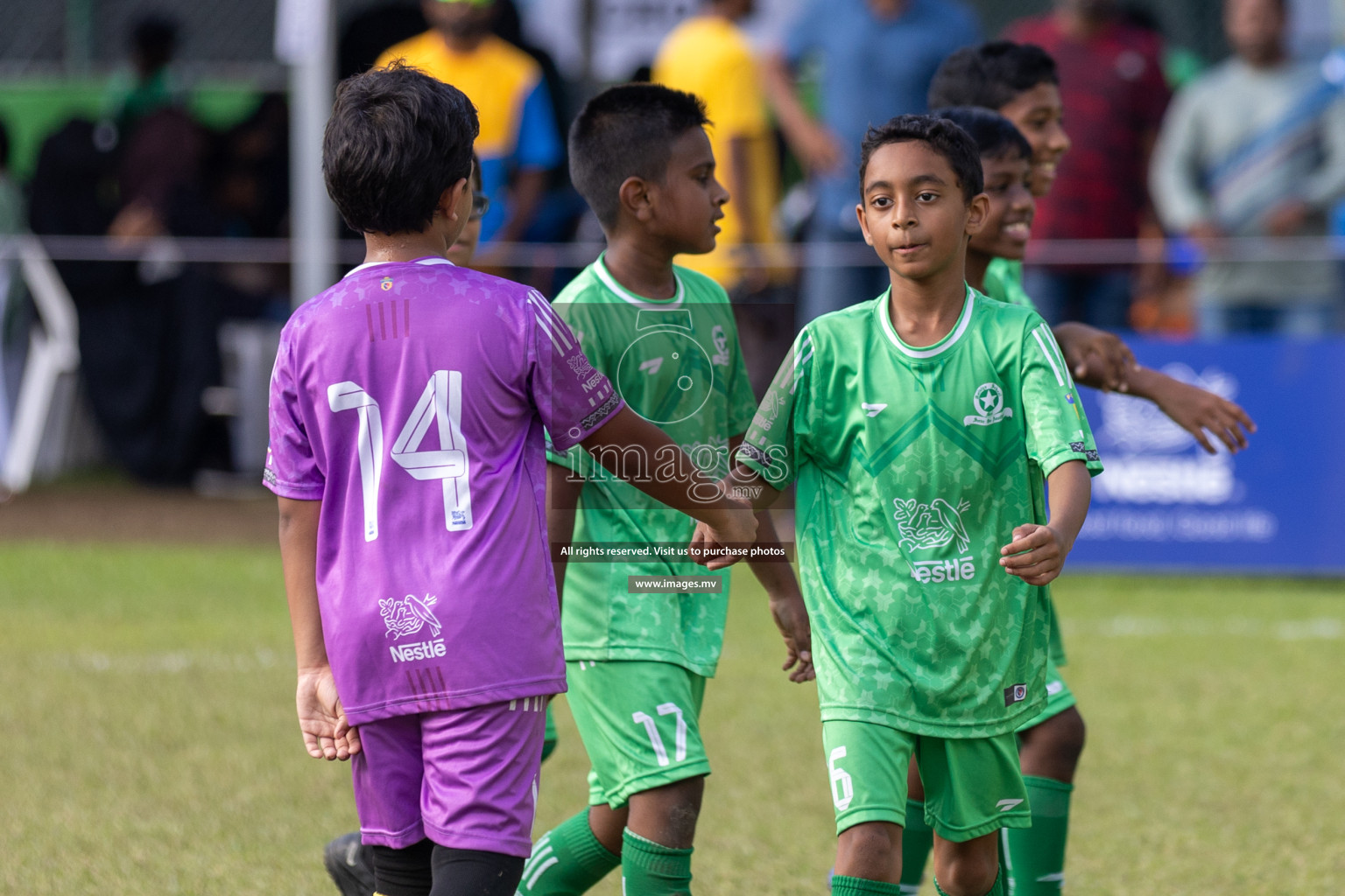 Day 4 of Nestle Kids Football Fiesta, held in Henveyru Football Stadium, Male', Maldives on Saturday, 14th October 2023
Photos: Mohamed Mahfooz Moosa, Hassan Simah / images.mv