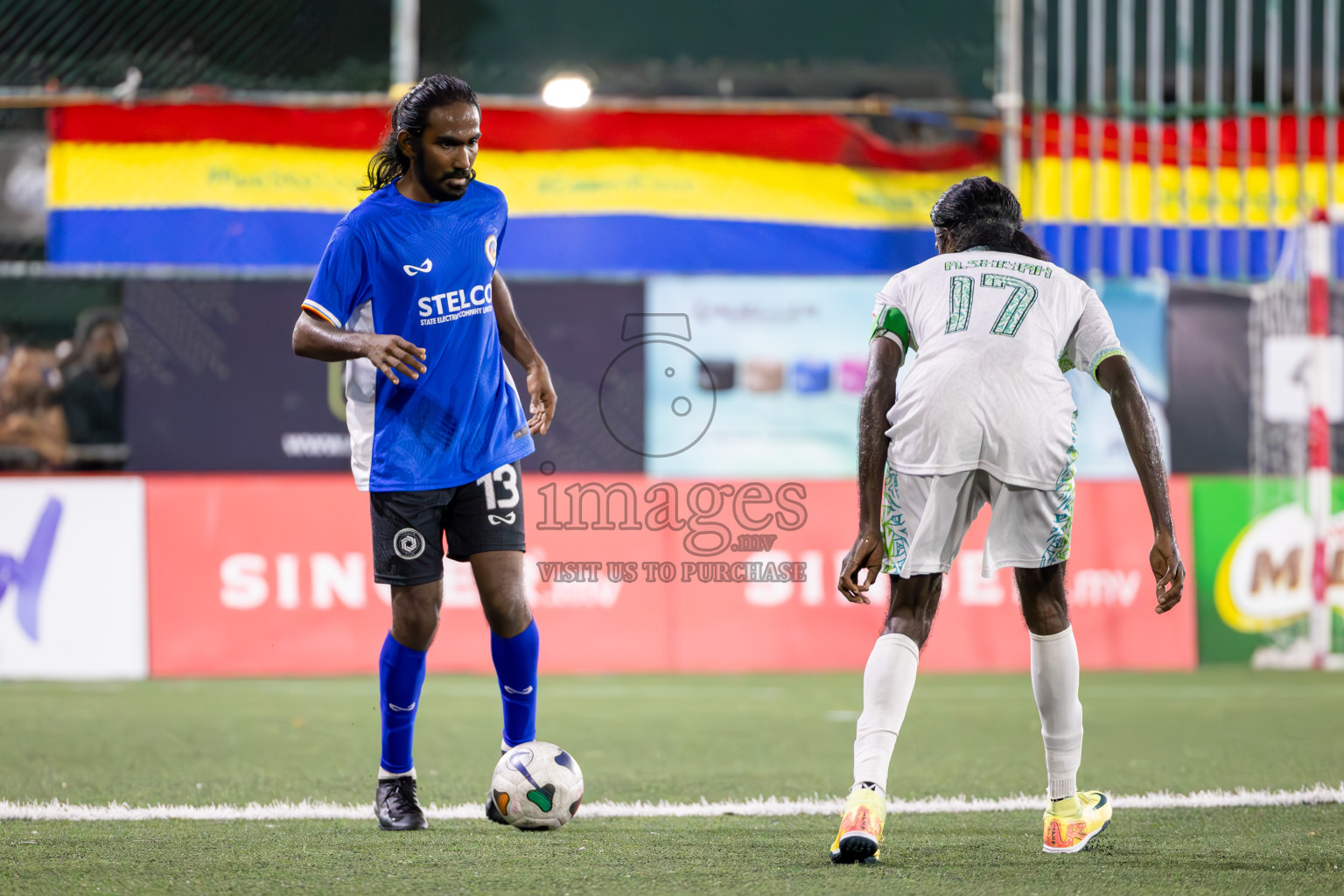 WAMCO vs STELCO in Semi Finals of Club Maldives Cup 2024 held in Rehendi Futsal Ground, Hulhumale', Maldives on Monday, 14th October 2024. Photos: Ismail Thoriq / images.mv