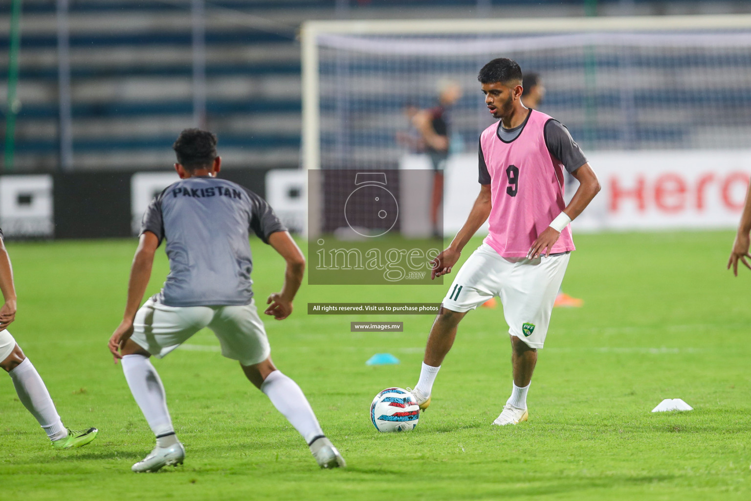 India vs Pakistan in the opening match of SAFF Championship 2023 held in Sree Kanteerava Stadium, Bengaluru, India, on Wednesday, 21st June 2023. Photos: Nausham Waheed / images.mv