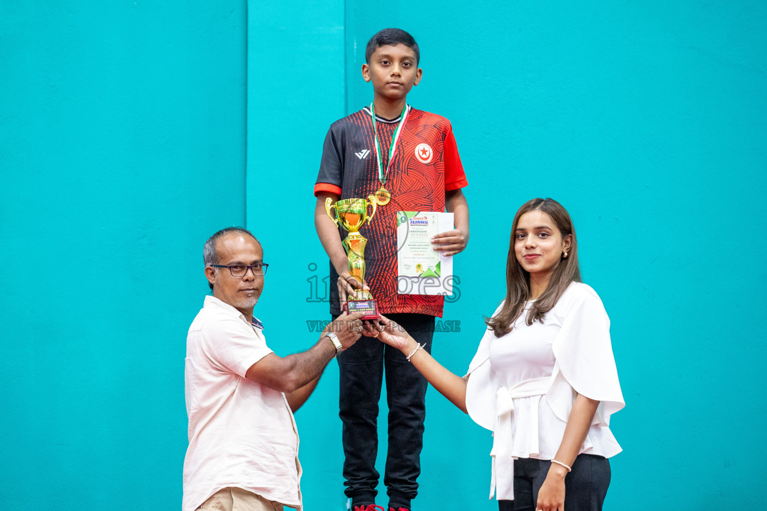 Senior Finals and Awarding ceremony of Interschool Table Tennis Tournament 2024 was held in Male' TT Hall, Male', Maldives on Saturday, 10th August 2024.
Photos: Ismail Thoriq / images.mv