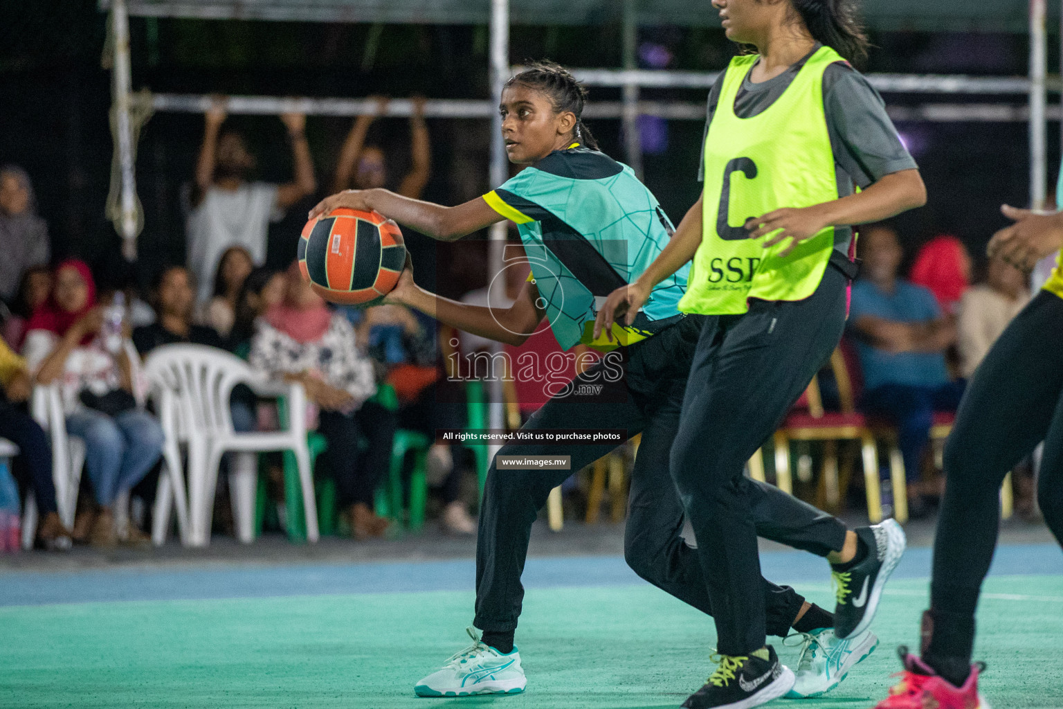 Final of 20th Milo National Netball Tournament 2023, held in Synthetic Netball Court, Male', Maldives on 11th June 2023 Photos: Nausham Waheed/ Images.mv