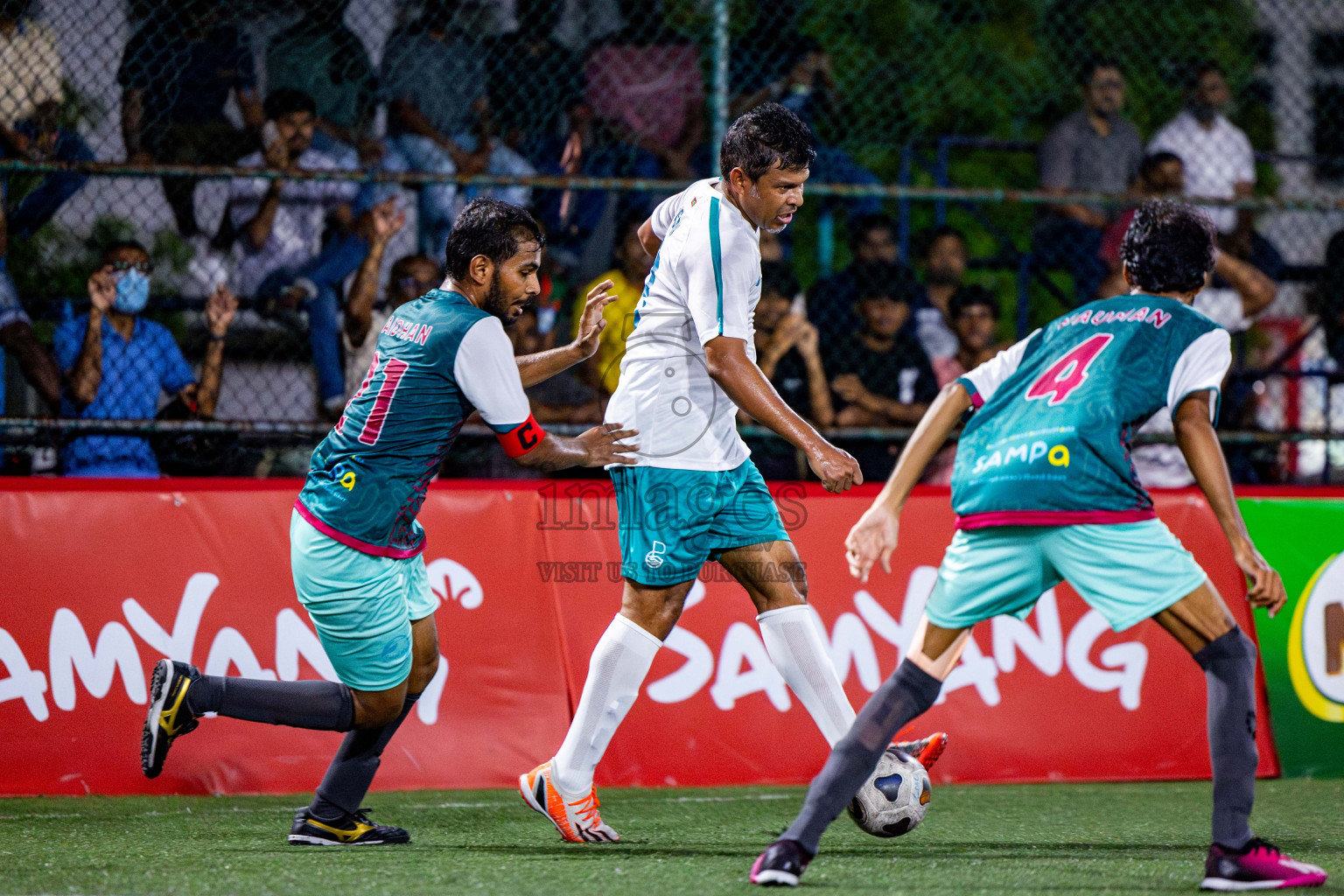 FEHI FAHI CLUB vs POSC in Club Maldives Classic 2024 held in Rehendi Futsal Ground, Hulhumale', Maldives on Sunday, 15th September 2024. Photos: Nausham Waheed / images.mv