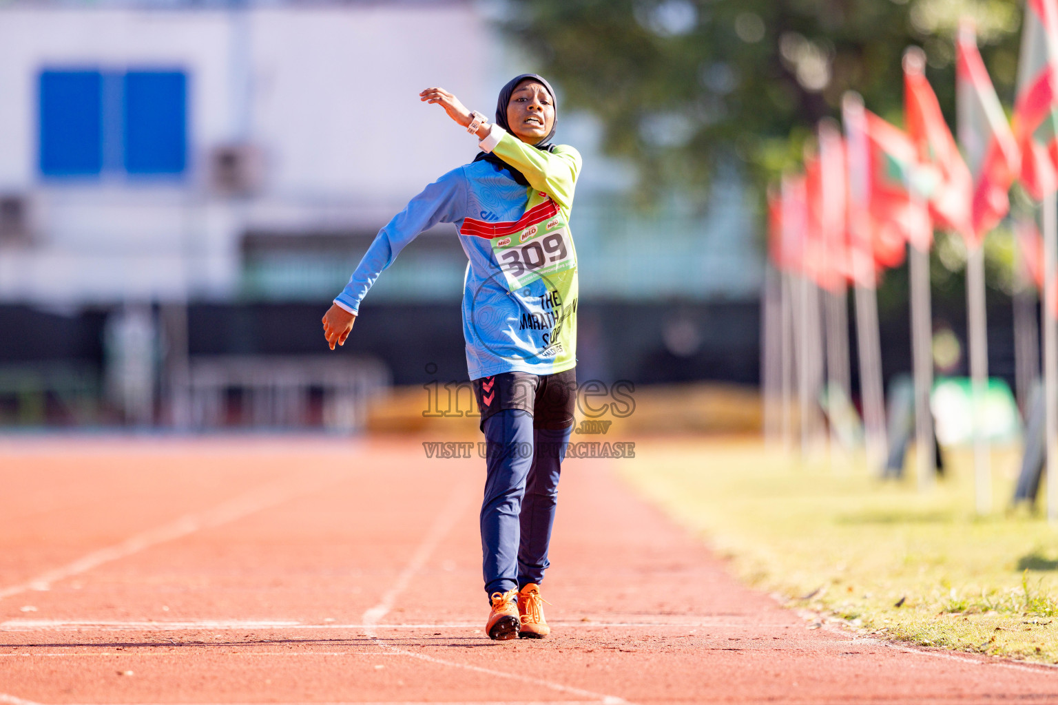 Day 2 of 12th Milo Association Championships was held in Ekuveni Track at Male', Maldives on Friday, 25th April 2025. 
Photos: Hassan Simah / images.mv