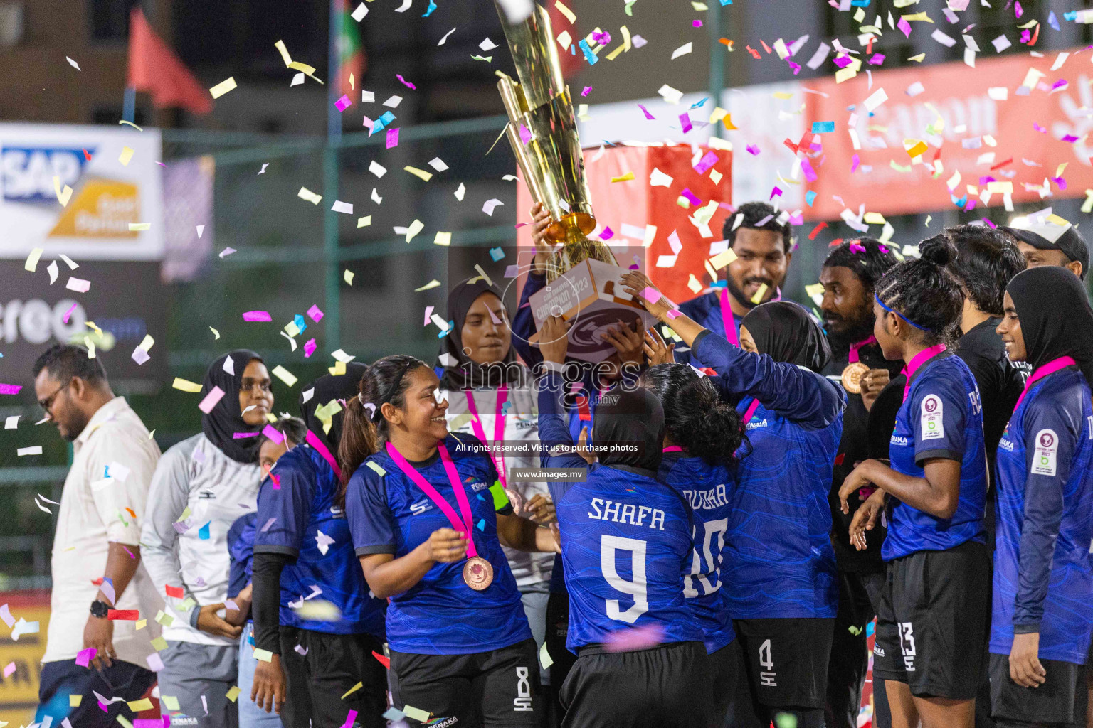 Police Club vs Fenaka in Final of Eighteen Thirty 2023 held in Hulhumale, Maldives, on Tuesday, 22nd August 2023.
Photos: Nausham Waheed, Suaadh Abdul Sattar / images.mv