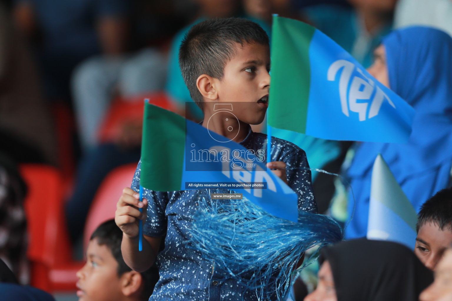 Hiriya School vs LH.EDU.CENTRE in MAMEN Inter School Football Tournament 2019 (U13) in Male, Maldives on 19th April 2019 Photos: Hassan Simah/images.mv