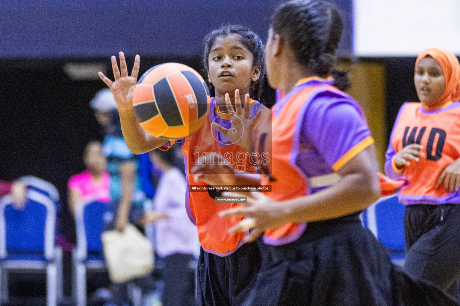 Day5 of 24th Interschool Netball Tournament 2023 was held in Social Center, Male', Maldives on 31st October 2023. Photos: Nausham Waheed / images.mv