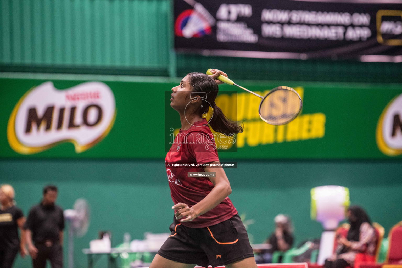 Day 4 of Badminton association mixed group championship 2021 held in Male', Maldives Photos by Nausham Waheed