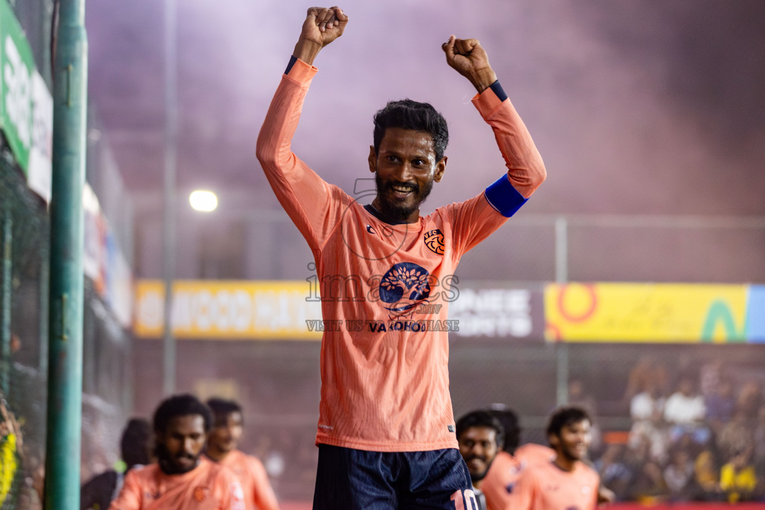 GDh Vaadhoo vs GDh Gadhdhoo in Gaafu Dhaal Atoll Final in Day 24 of Golden Futsal Challenge 2025 was held on Tuesday , 28th January 2025, in Hulhumale', Maldives. Photos: Nausham Waheed / images.mv