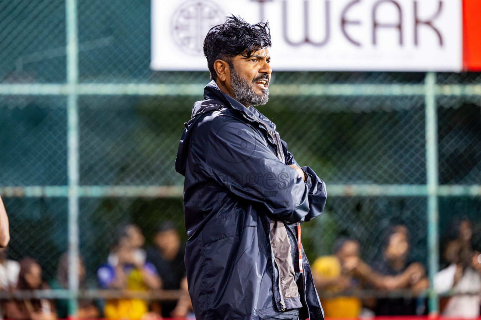 Th Thimarafushi vs Th Dhiyamigili in Day 10 of Golden Futsal Challenge 2025 was held on Tuesday, 14th January 2025, in Hulhumale', Maldives Photos: Nausham Waheed / images.mv