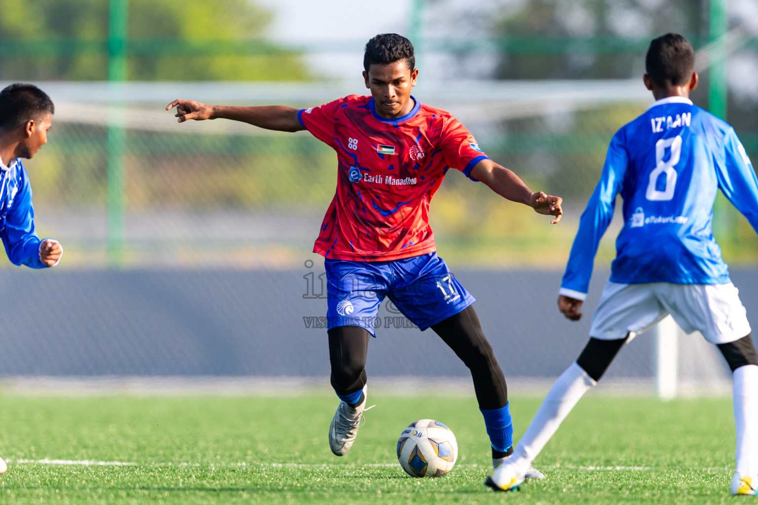 Chester Academy vs Baburu SC from Manadhoo Council Cup 2024 in N Manadhoo Maldives on Tuesday, 20th February 2023. Photos: Nausham Waheed / images.mv