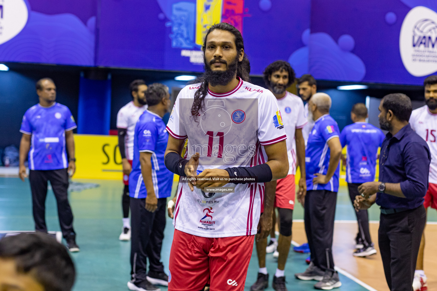 Sports Club City vs Dhivehi Sifainge Club in the Finals of National Volleyball Tournament 2022 on Thursday, 07th July 2022, held in Social Center, Male', Maldives