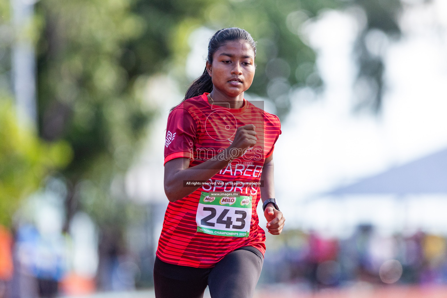 Day 3 of National Athletics Championship 2023 was held in Ekuveni Track at Male', Maldives on Saturday, 25th November 2023. Photos: Nausham Waheed / images.mv