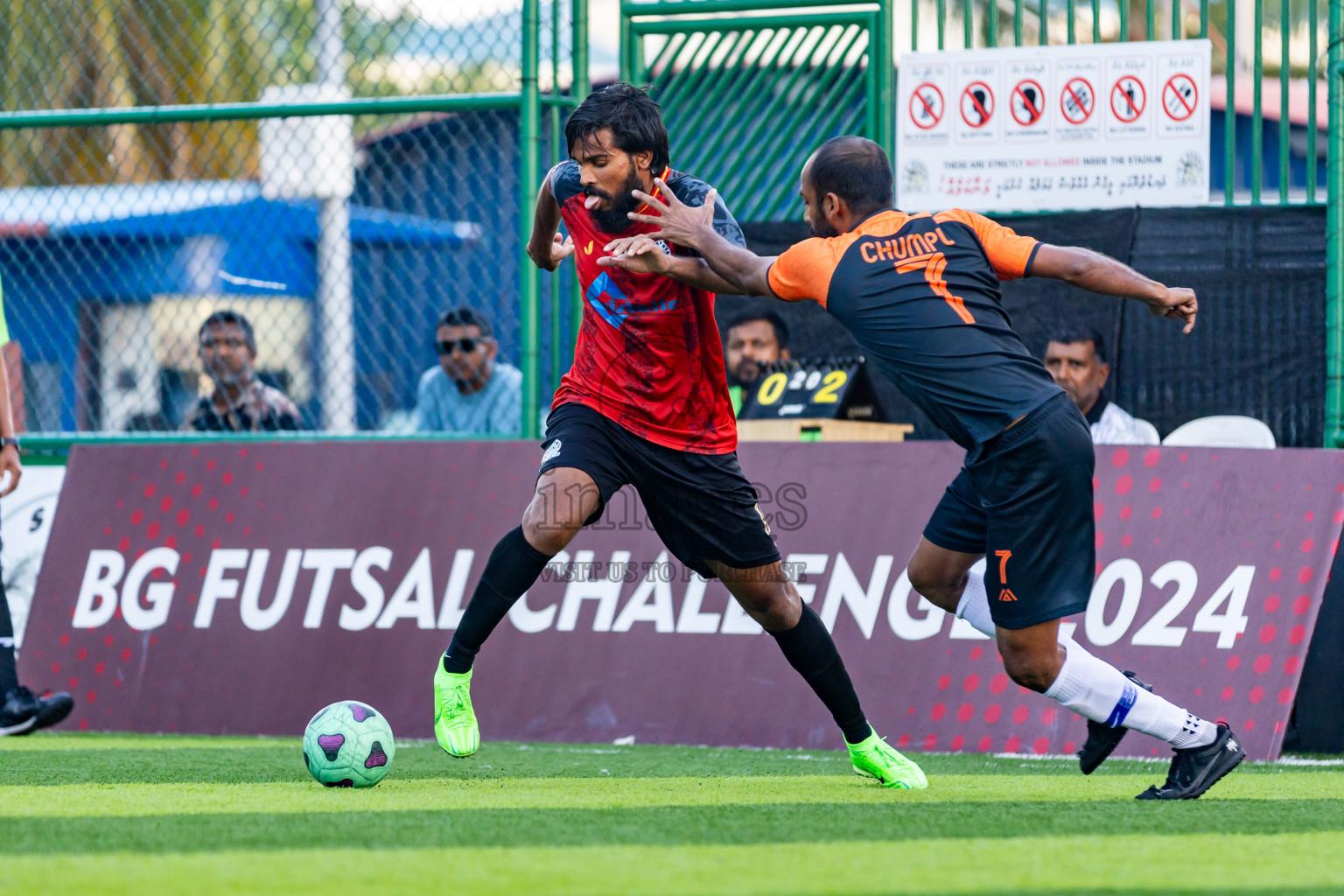 BG Sports Club vs FC Calms in Day 11 of BG Futsal Challenge 2024 was held on Friday, 22nd March 2024, in Male', Maldives Photos: Nausham Waheed / images.mv