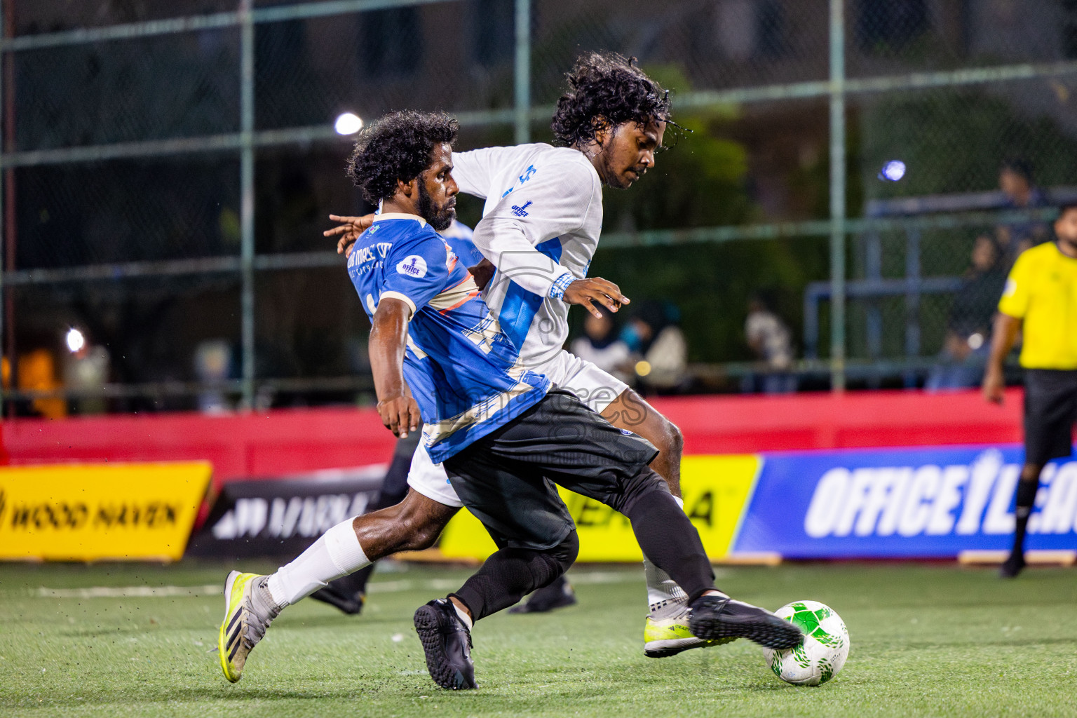 Club Male' City vs BCC in Day 3 of Office League 2025 was held on Friday, 18th April 2025 in Hulhumale', Maldives. Photos: Nausham Waheed / images.mv