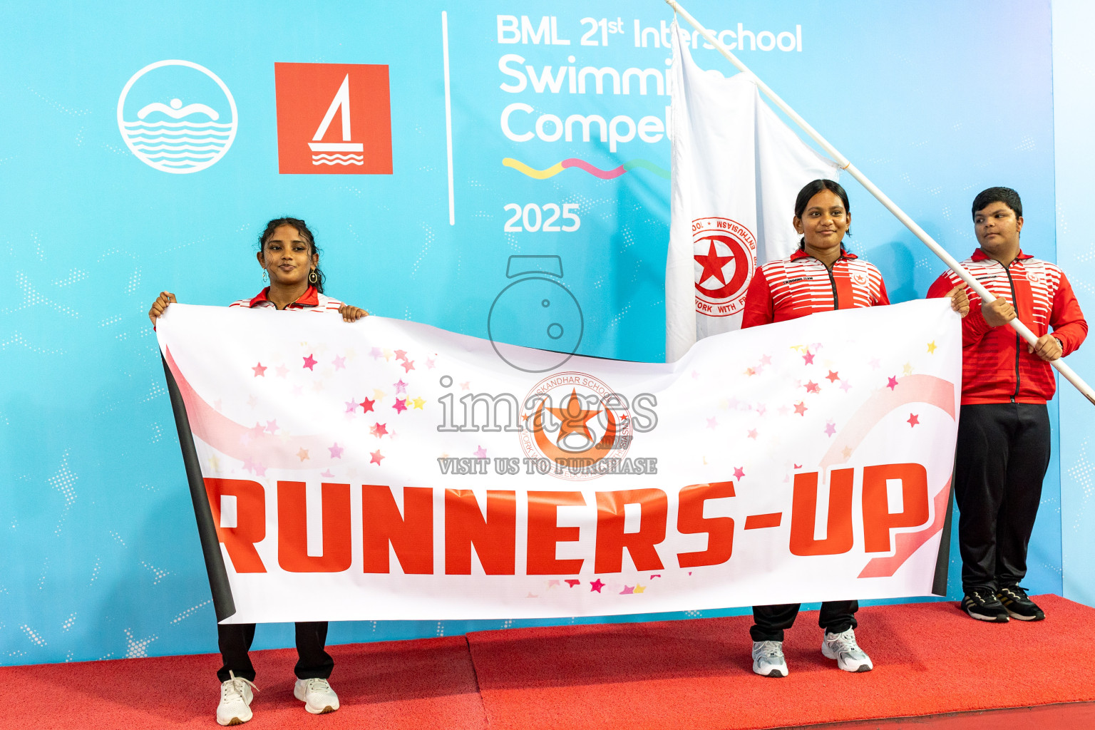 Closing Ceremony of BML 21st Interschool Swimming Competition 2025 .was held in Hulhumale' Swimming Pool, Hulhumale', Maldives on Saturday, 18th October 2025. 
Photos: Hassan Simah / images.mv
