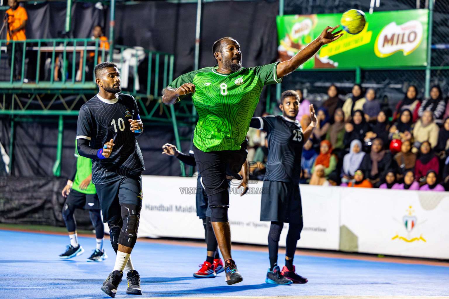 2nd Division Final of 8th Inter-Office/Company Handball Tournament 2024, held in Handball ground, Male', Maldives on Tuesday, 17th September 2024 Photos: Nausham Waheed/ Images.mv