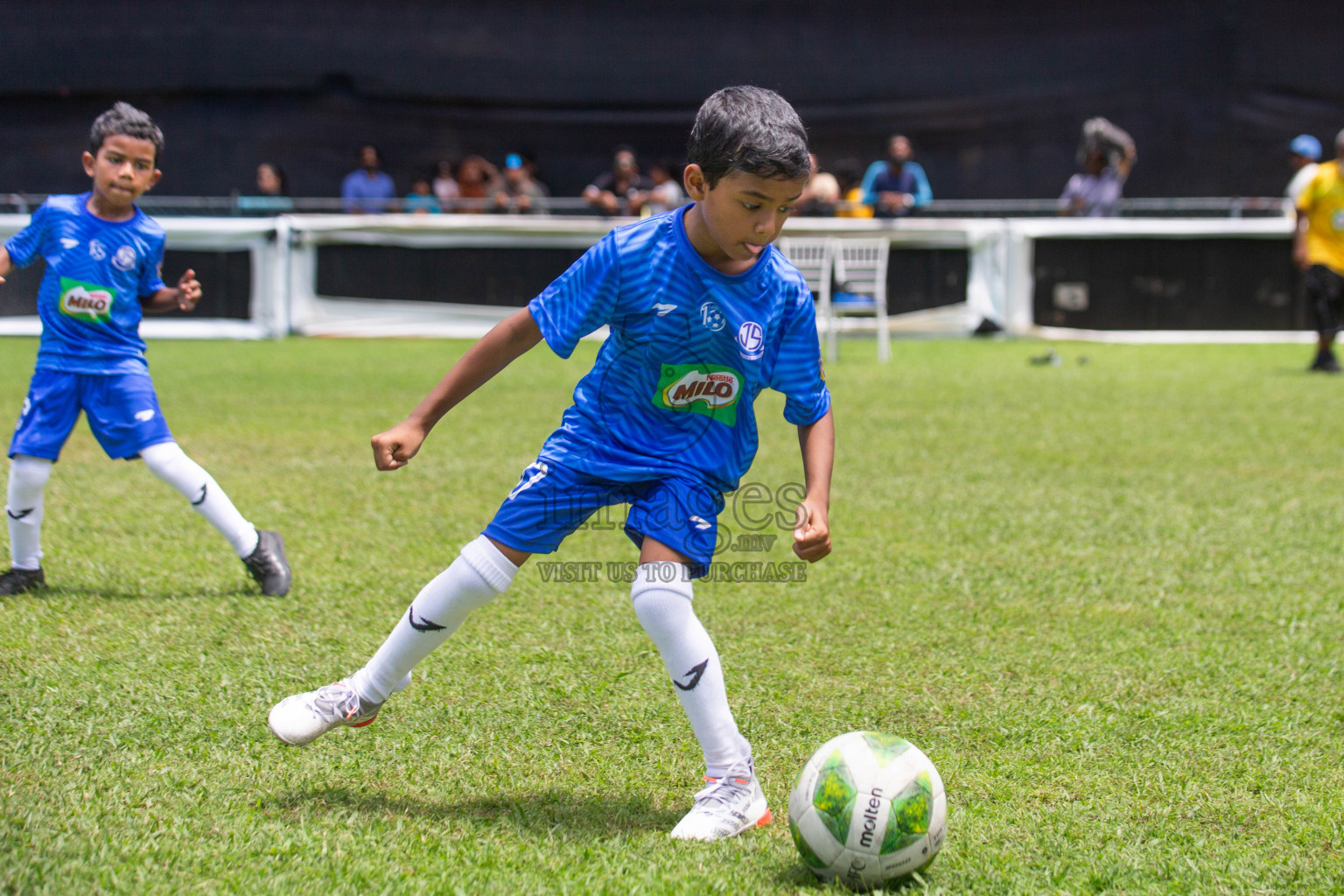 Day 2 of MILO Kids Football Fiesta was held at National Stadium in Male', Maldives on Saturday, 24th February 2024.