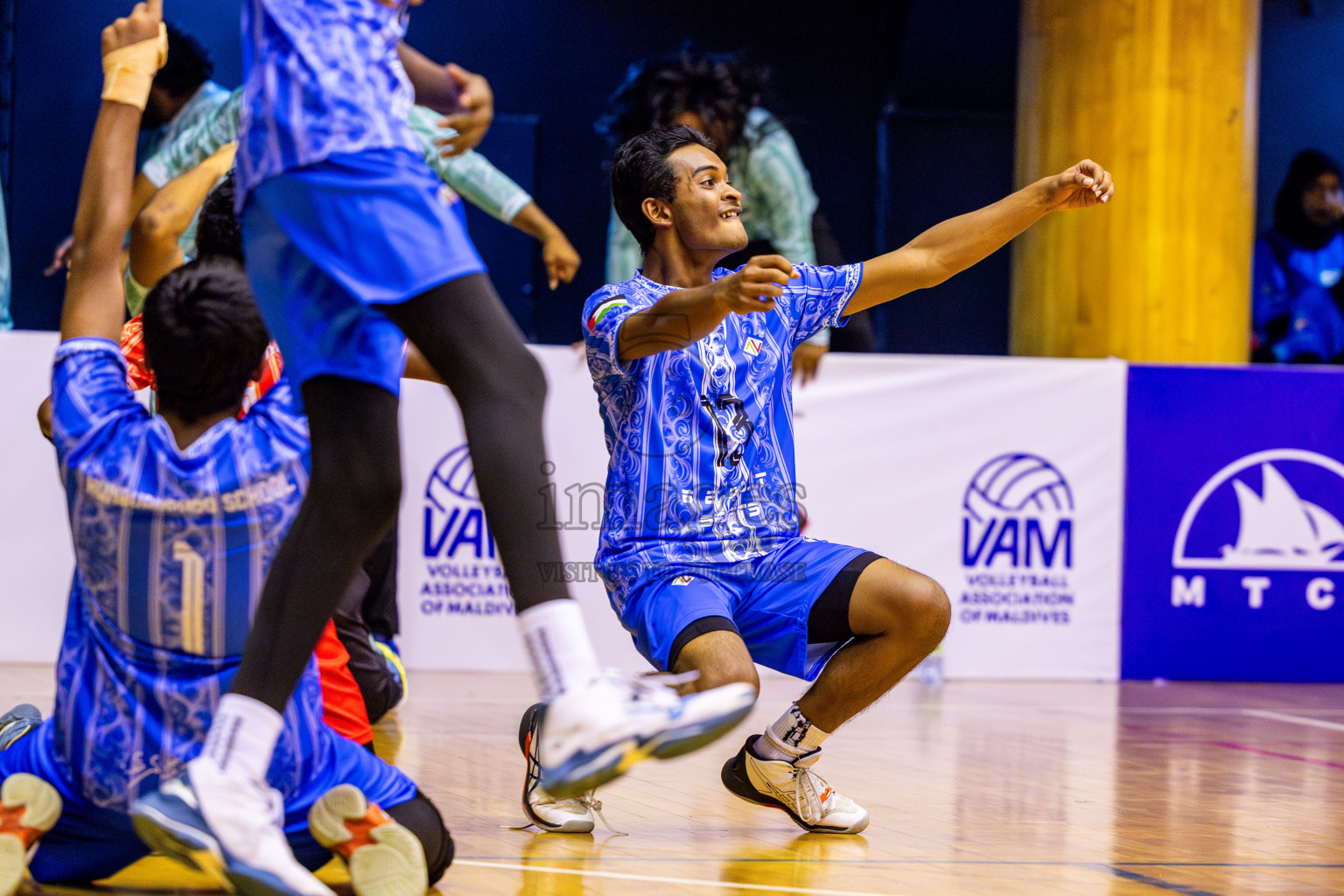 Finals of Interschool Volleyball Tournament 2024 was held in Social Center at Male', Maldives on Friday, 6th December 2024. Photos: Nausham Waheed / images.mv