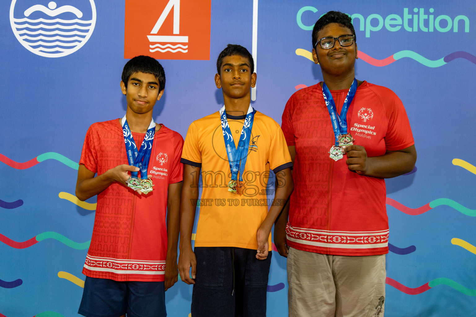 Day 6 of National Swimming Competition 2024 held in Hulhumale', Maldives on Wednesday, 18th December 2024. 
Photos: Hassan Simah / images.mv