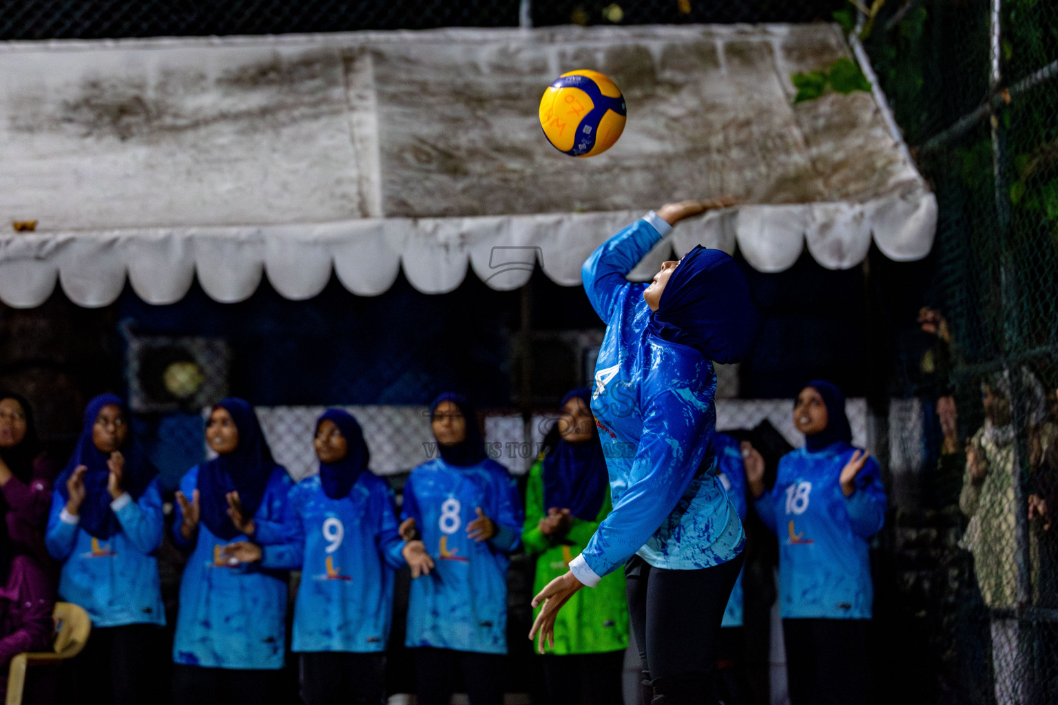 U19 Male and Atoll Girl's Finals in Day 9 of Interschool Volleyball Tournament 2024 was held in ABC Court at Male', Maldives on Saturday, 30th November 2024. Photos: Hassan Simah / images.mv